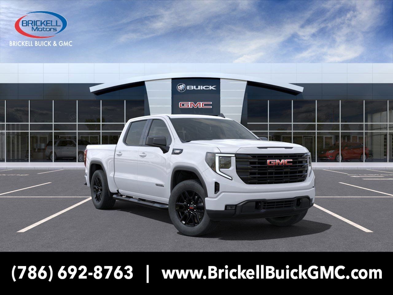Summit White 2025 GMC Sierra 1500 Pickup Truck 4X2 8-Speed Automatic