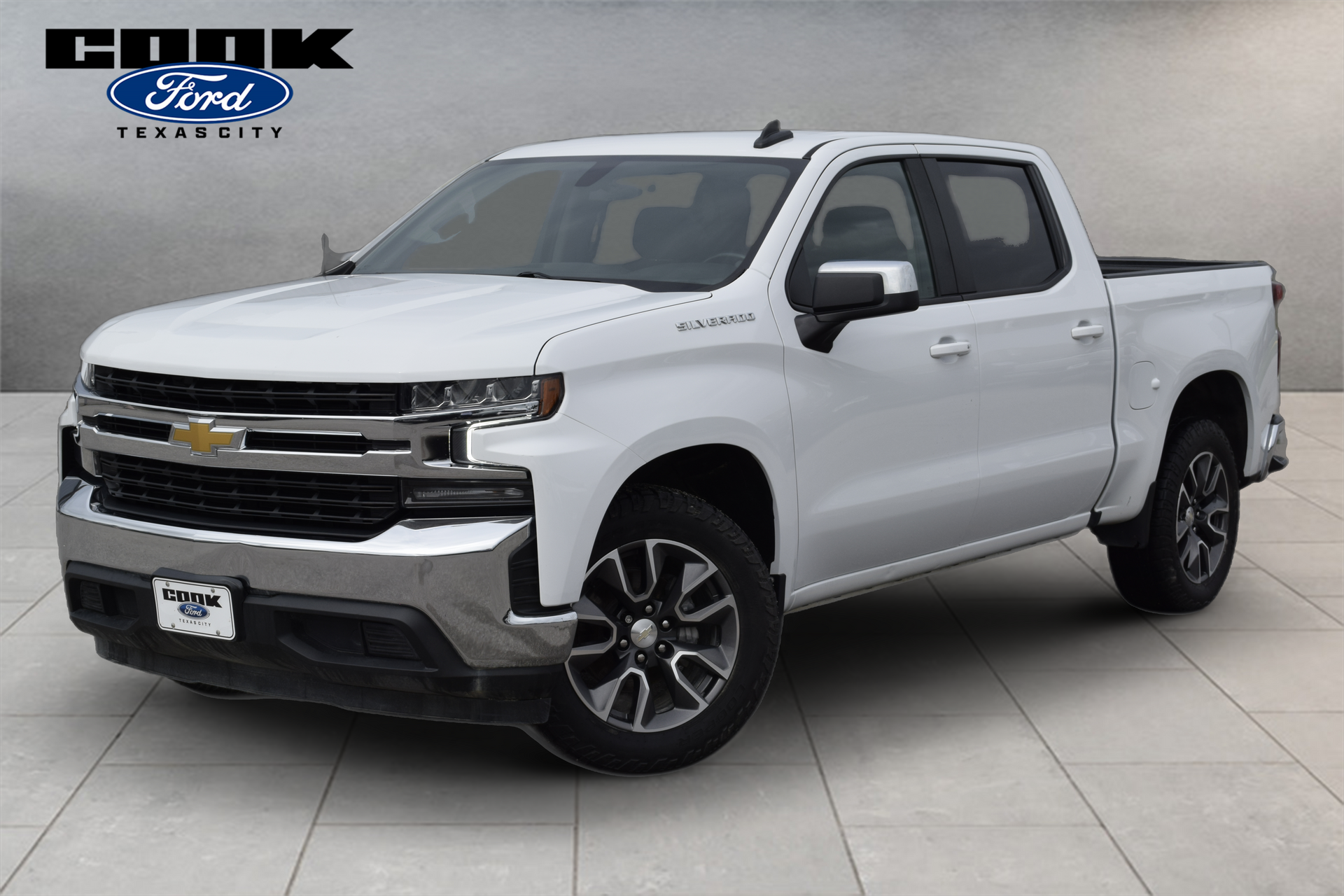 2021 Chevrolet Silverado 1500 LT White at Gullo Toyota