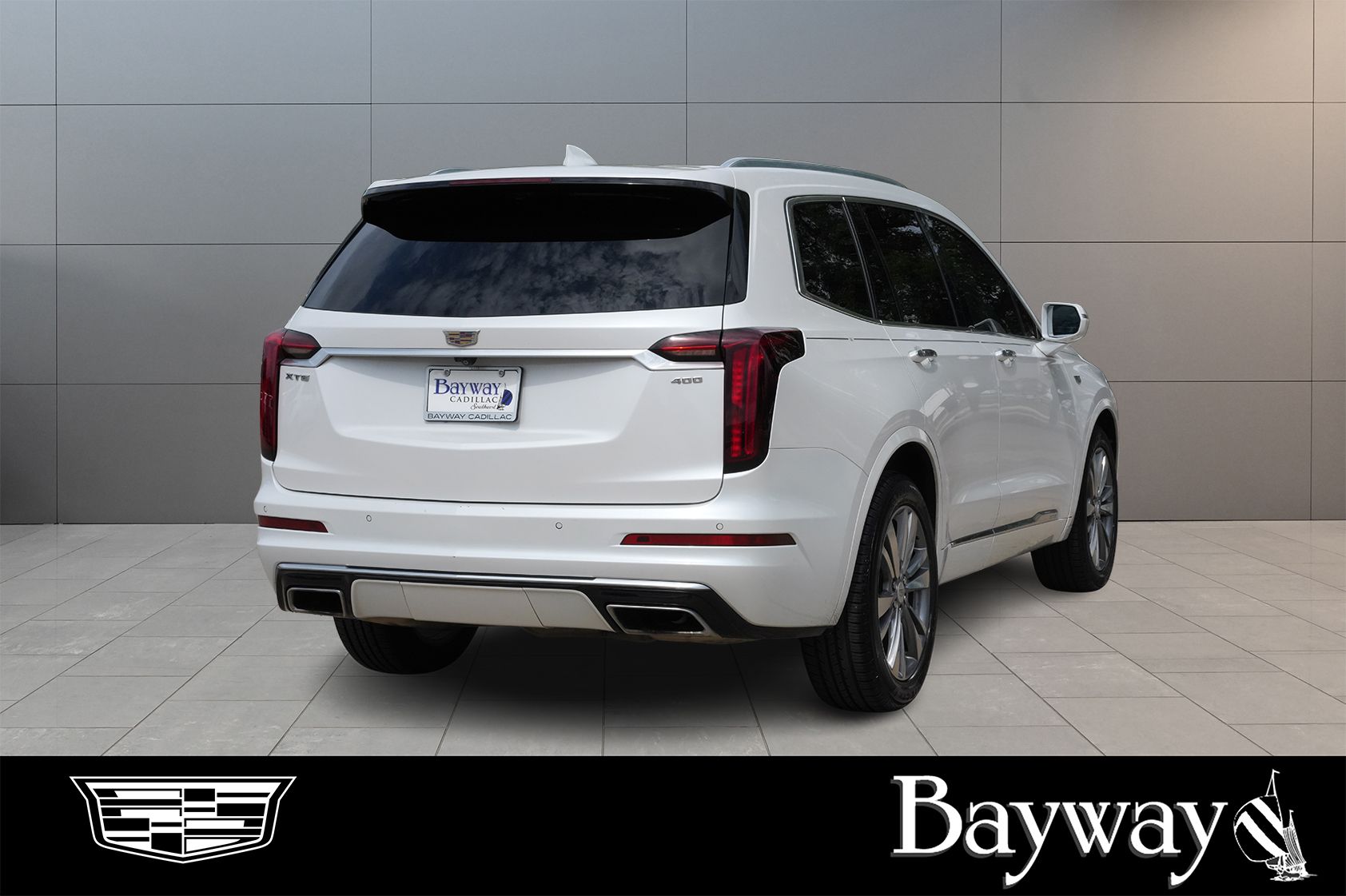 2020 Cadillac XT6 Premium Luxury White at DeMontrond Gulf Freeway