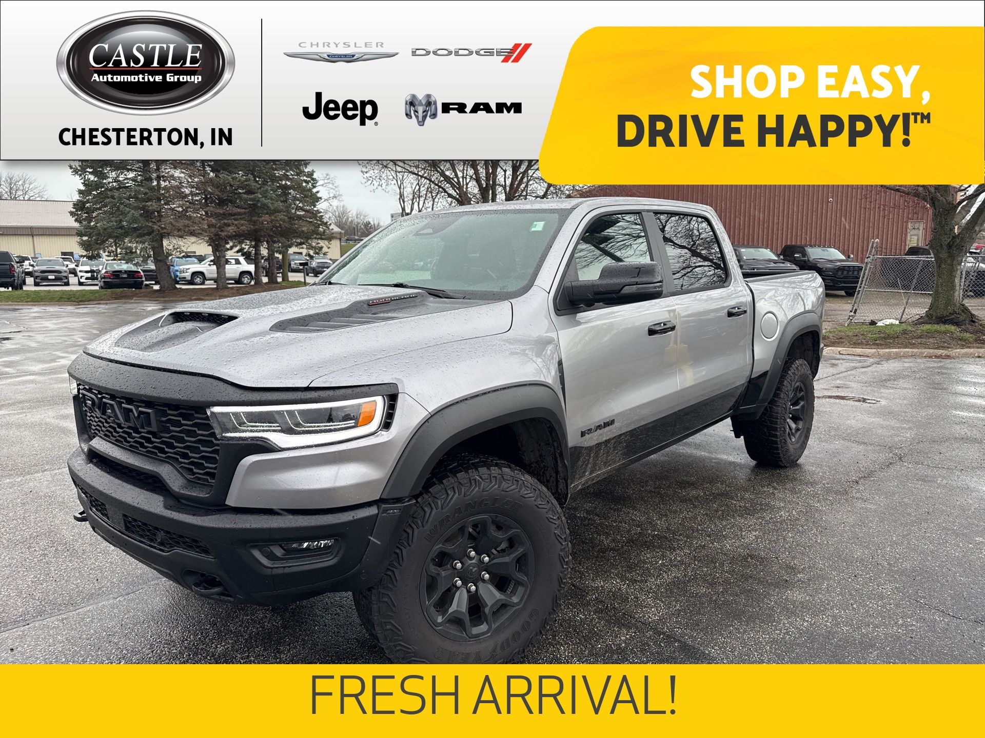 Billet Silver Metallic Clearcoat 2026 RAM 1500 RHO Crew Cab AWD Pickup Truck All-Wheel Drive 8-Speed Automatic