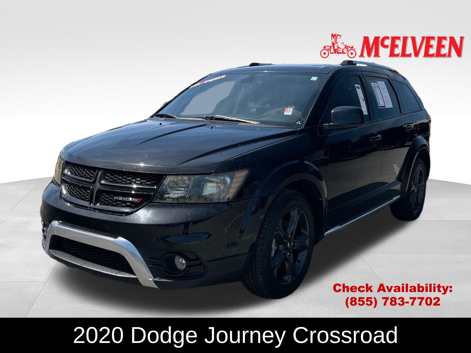 Pitch Black Clearcoat 2020 Dodge Journey Crossroad FWD SUV / Crossover Front-Wheel Drive 4-Speed Automatic