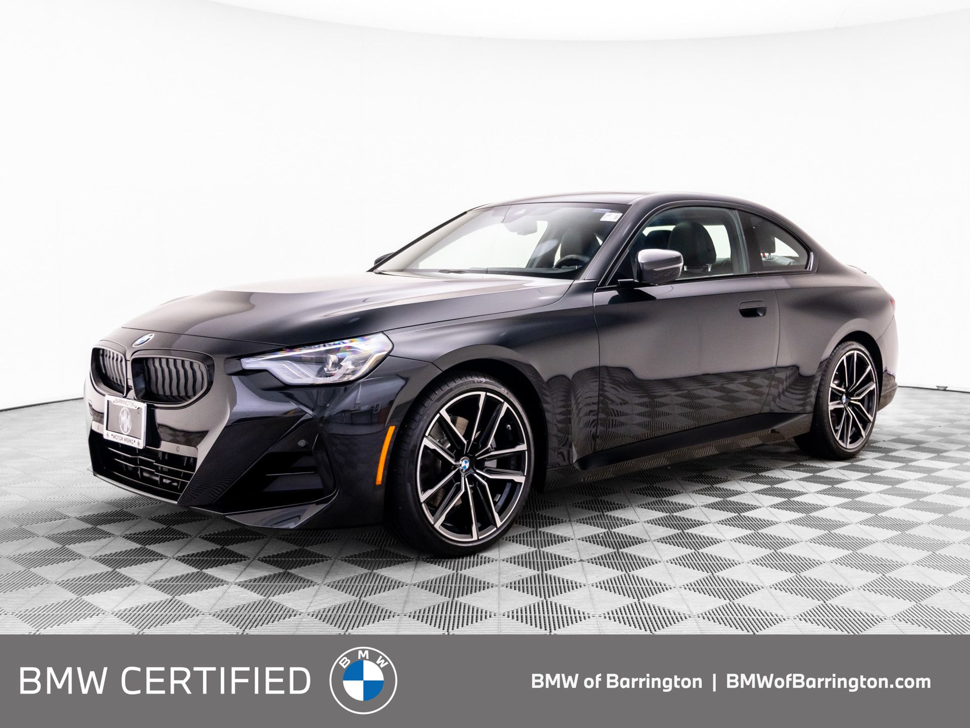 Black Sapphire Metallic 2024 BMW 2 Series Coupe All-Wheel Drive 8-Speed Automatic