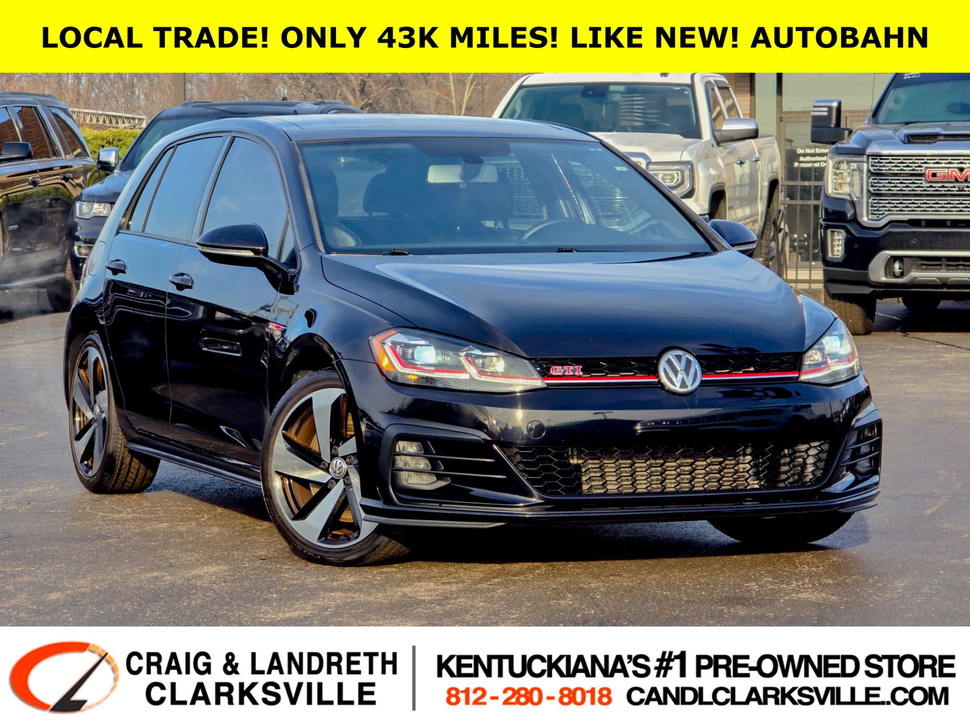 2019 Volkswagen Golf GTI 2.0T Autobahn 4-Door FWD