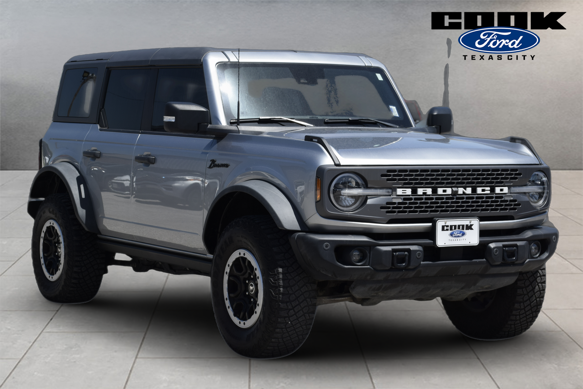 2023 Ford Bronco Badlands Silver at Joe Myers Mazda Kia