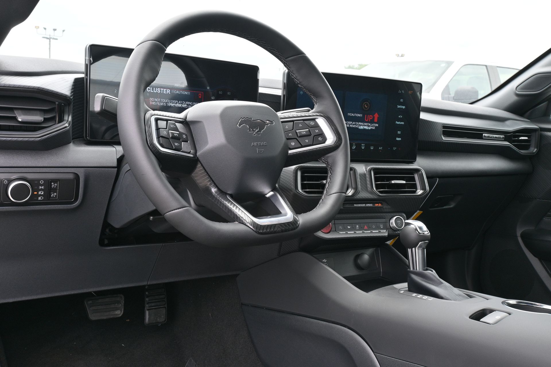 2026 Ford Mustang EcoBoost White at Wharton Ford
