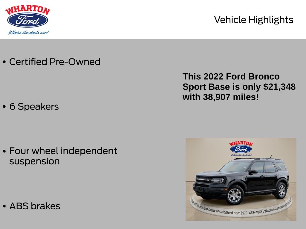 2022 Ford Bronco Sport Base - 4