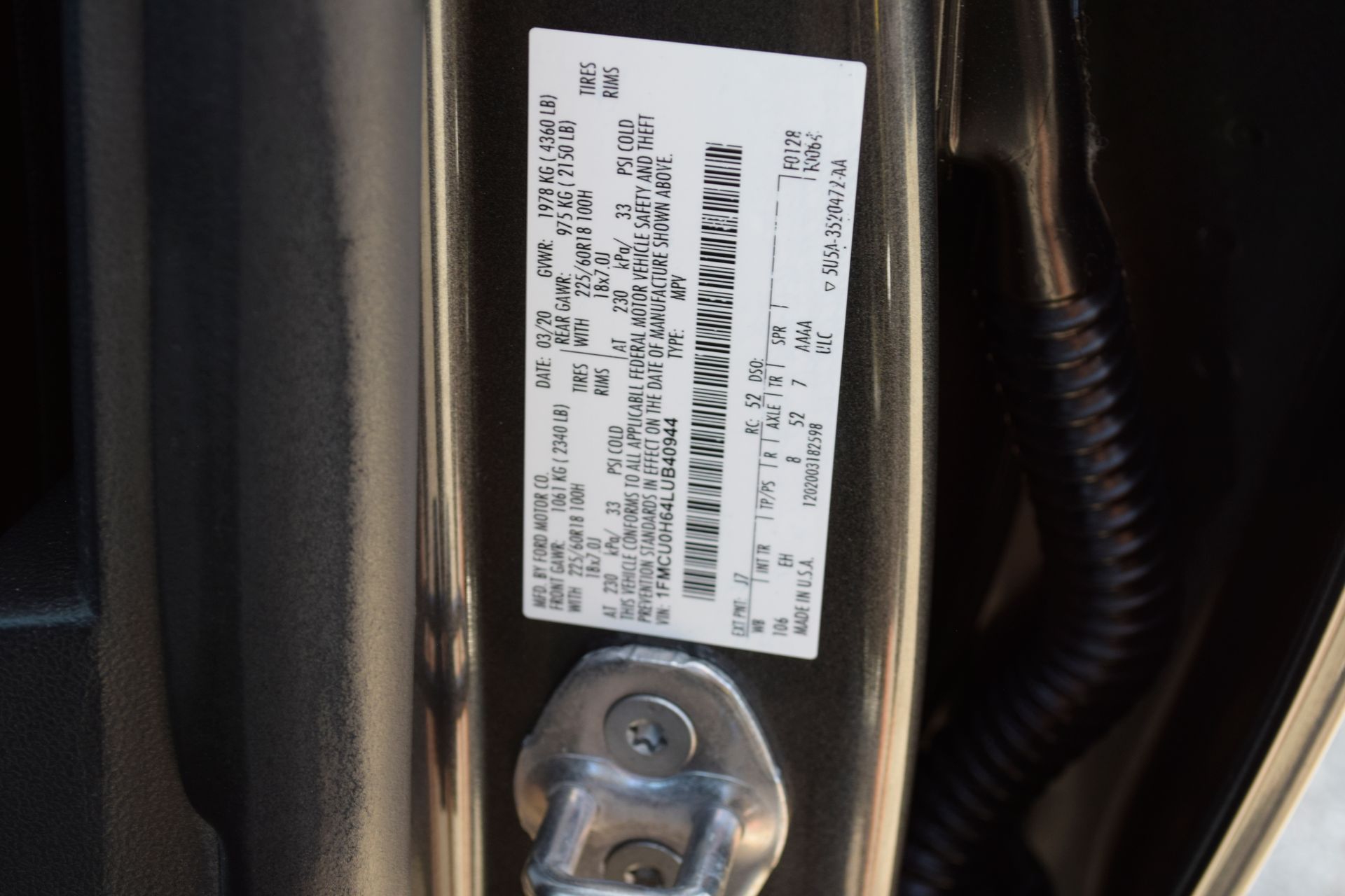 2020 Ford Escape SEL Gray at Classic Chevrolet Galveston