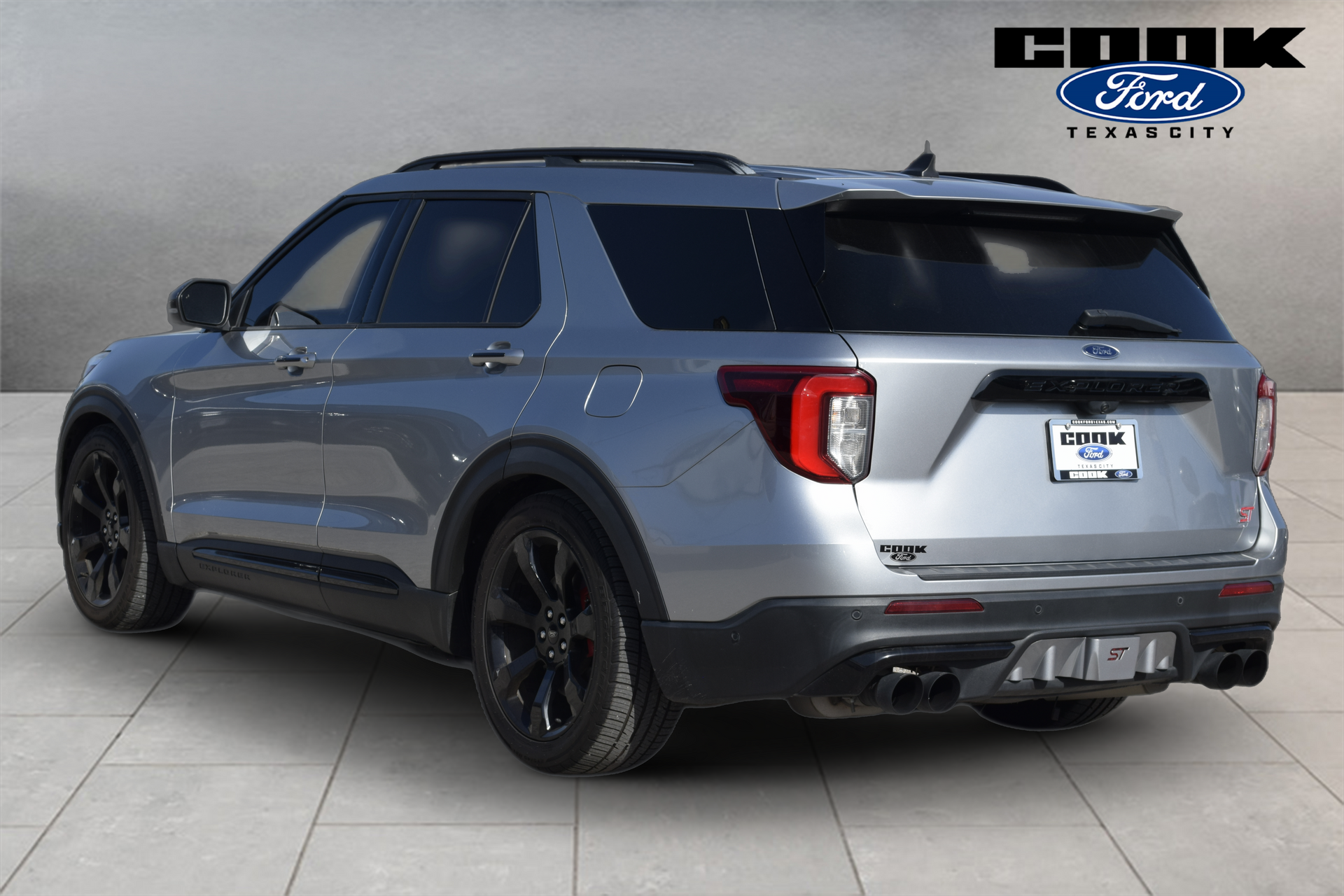2021 Ford Explorer ST Silver at Wharton Ford