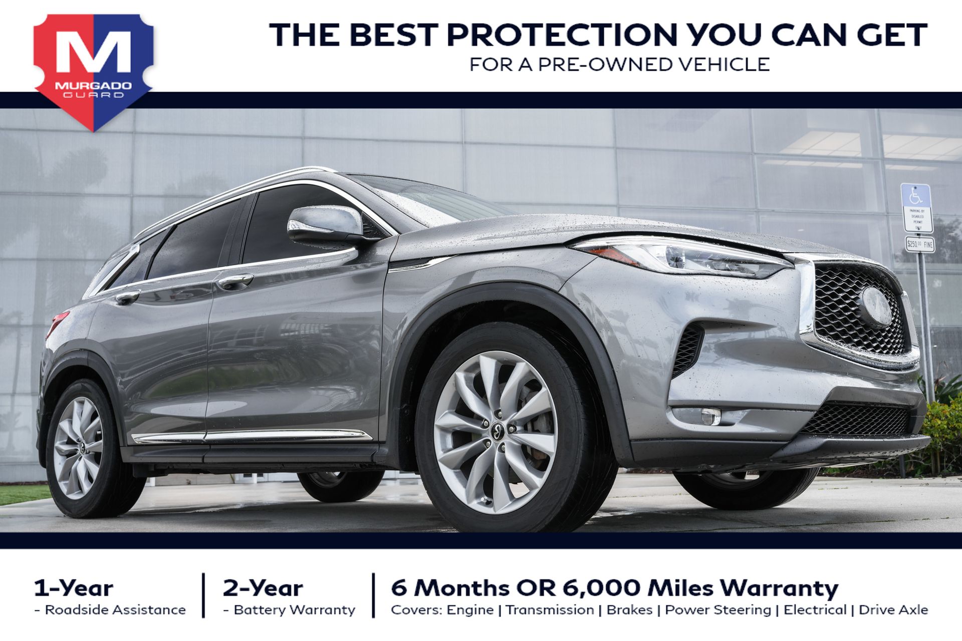Gray (Graphite Shadow) 2019 INFINITI QX50 Luxe FWD SUV / Crossover Front-Wheel Drive Continuously Variable Transmission