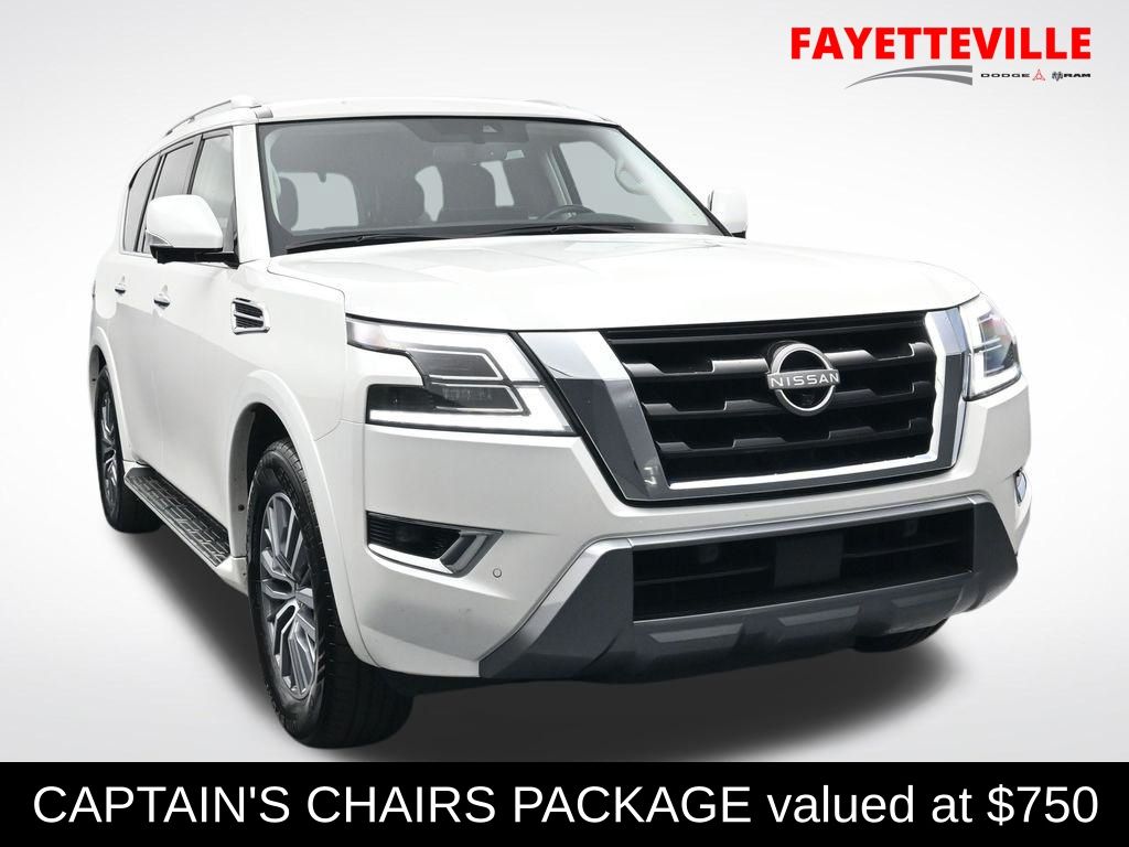 Aspen White 2024 Nissan Armada SUV / Crossover 4X2 7-Speed Automatic