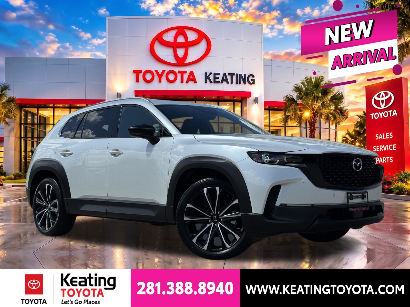 White (Wind Chill Pearl) 2026 Mazda CX-50 SUV / Crossover All-Wheel Drive 6-Speed Automatic