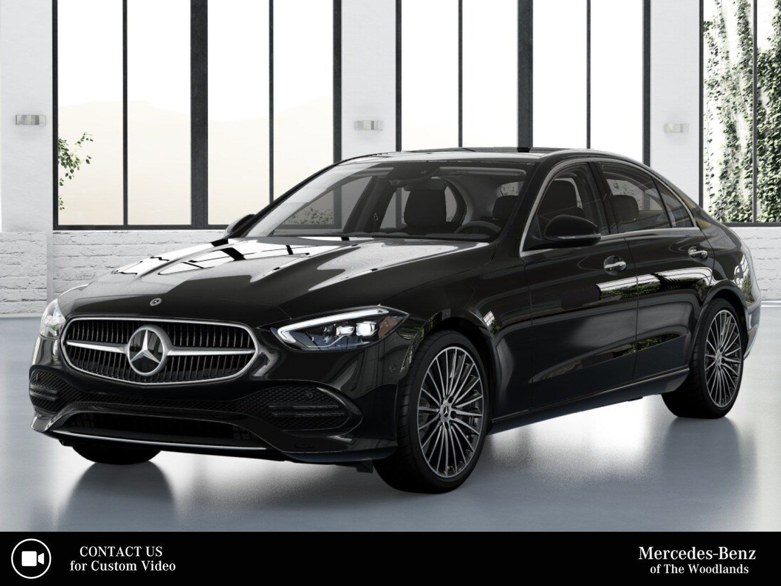 Black 2026 Mercedes-Benz C-Class Sedan Rear-Wheel Drive 9-Speed Automatic