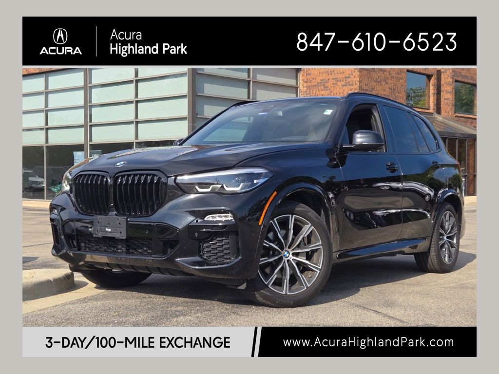Black Sapphire Metallic 2019 BMW X5 SUV / Crossover All-Wheel Drive 8-Speed Automatic