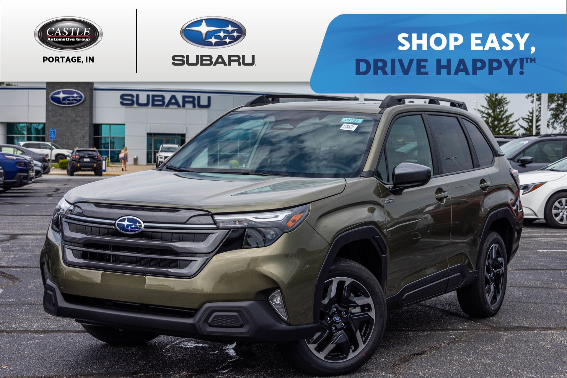 Green 2026 Subaru Forester Hybrid SUV / Crossover All-Wheel Drive Continuously Variable Transmission