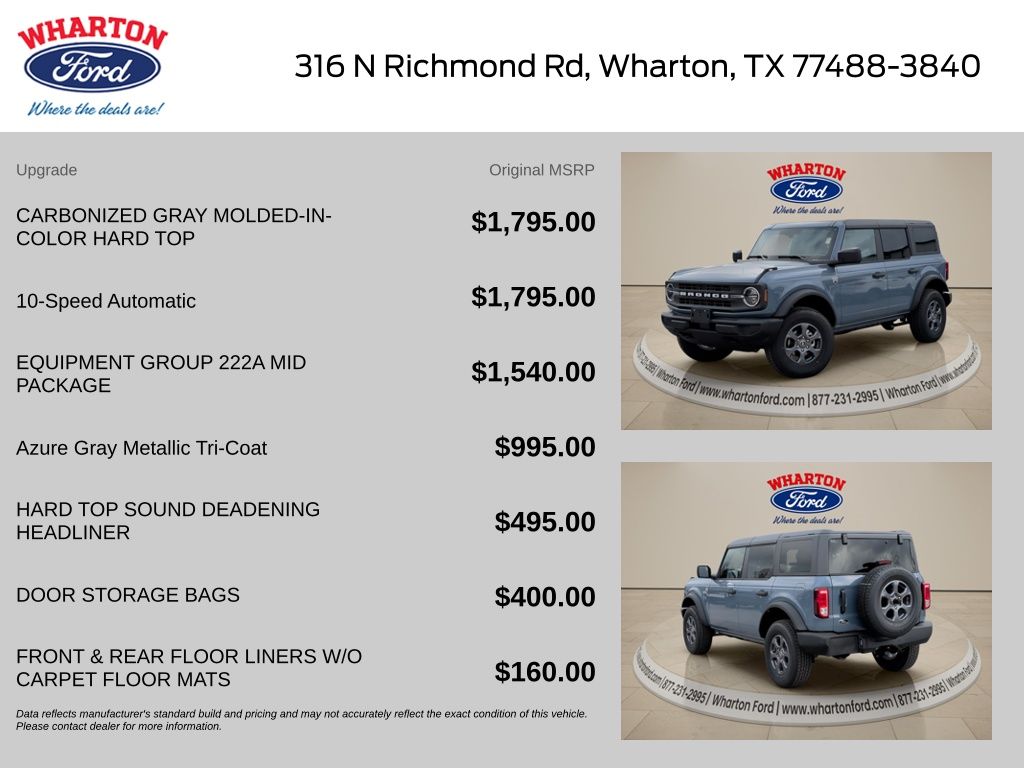 2025 Ford Bronco Big Bend - 1