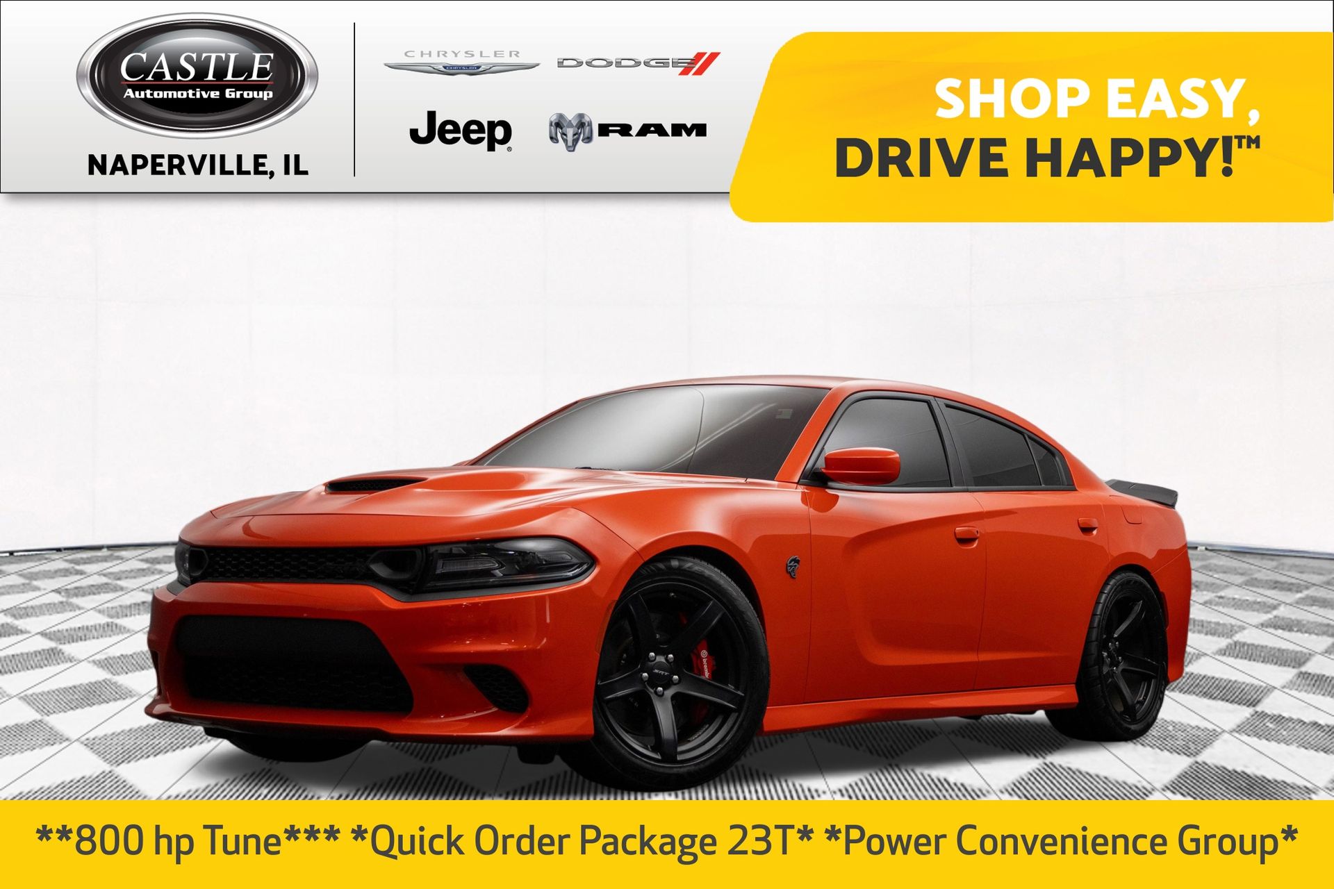 2018 Dodge Charger Go Mango! Sedán Tracción trasera 8 velocidades Automática