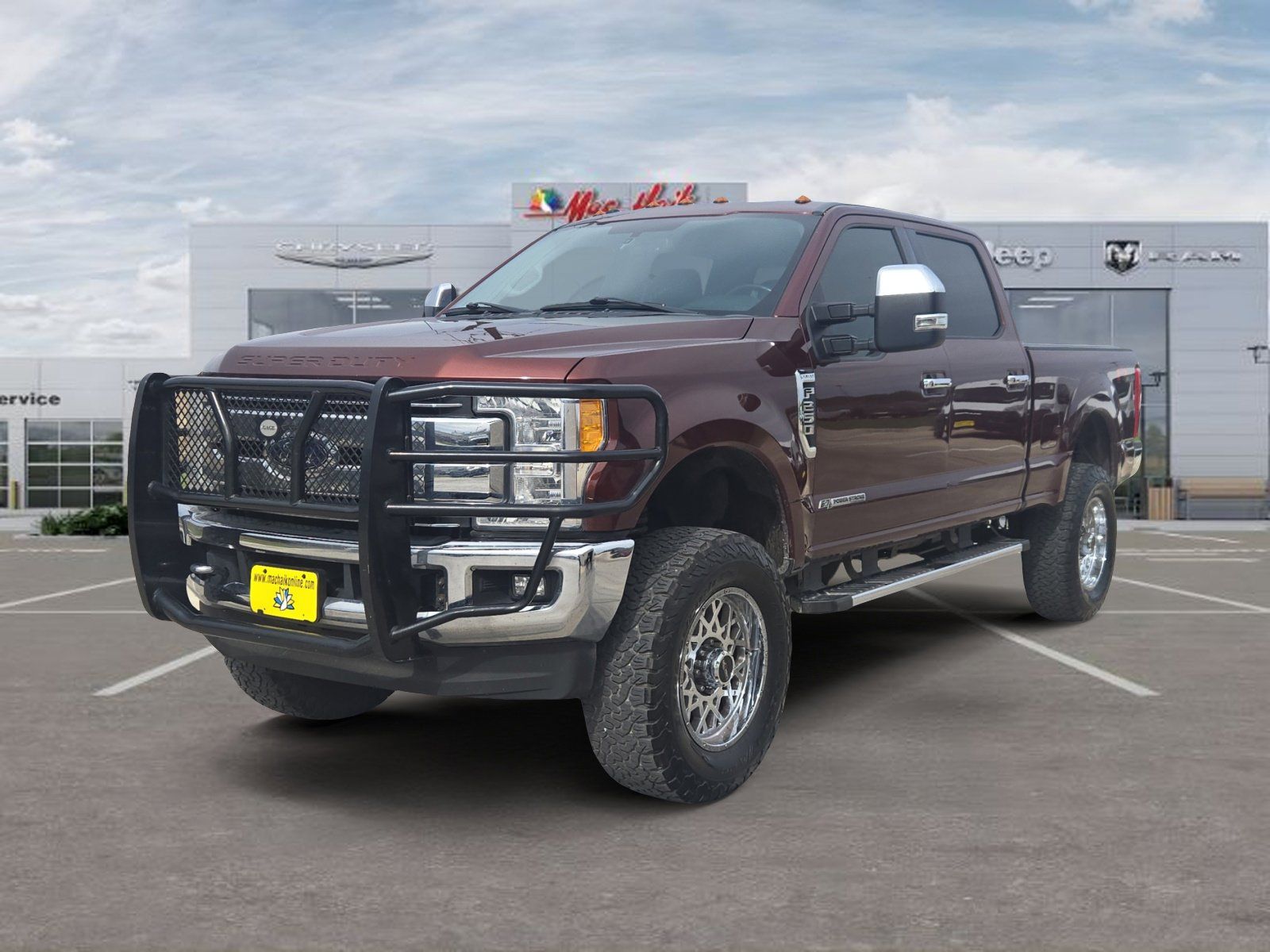 Bronze 2017 Ford F-250 Super Duty Lariat Crew Cab 4WD Pickup Truck Four-Wheel Drive 6-Speed Automatic