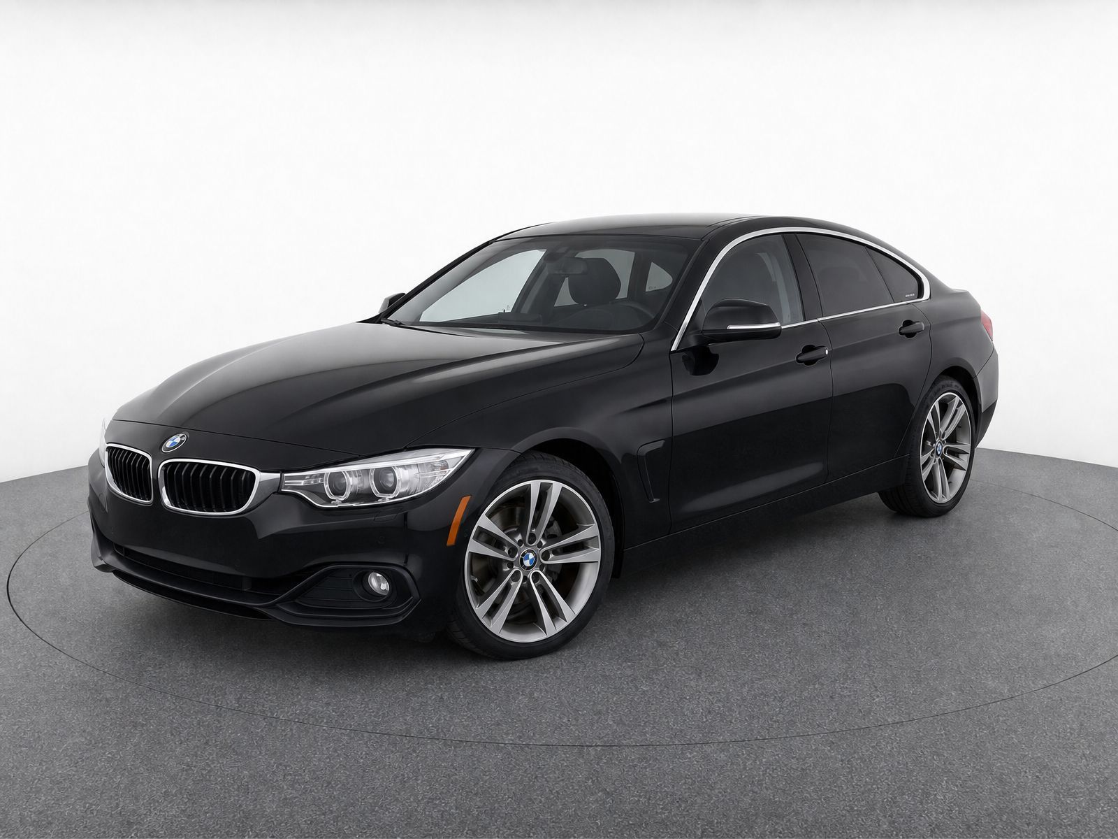 Jet Black 2017 BMW 4 Series Sedan All-Wheel Drive 8-Speed Automatic