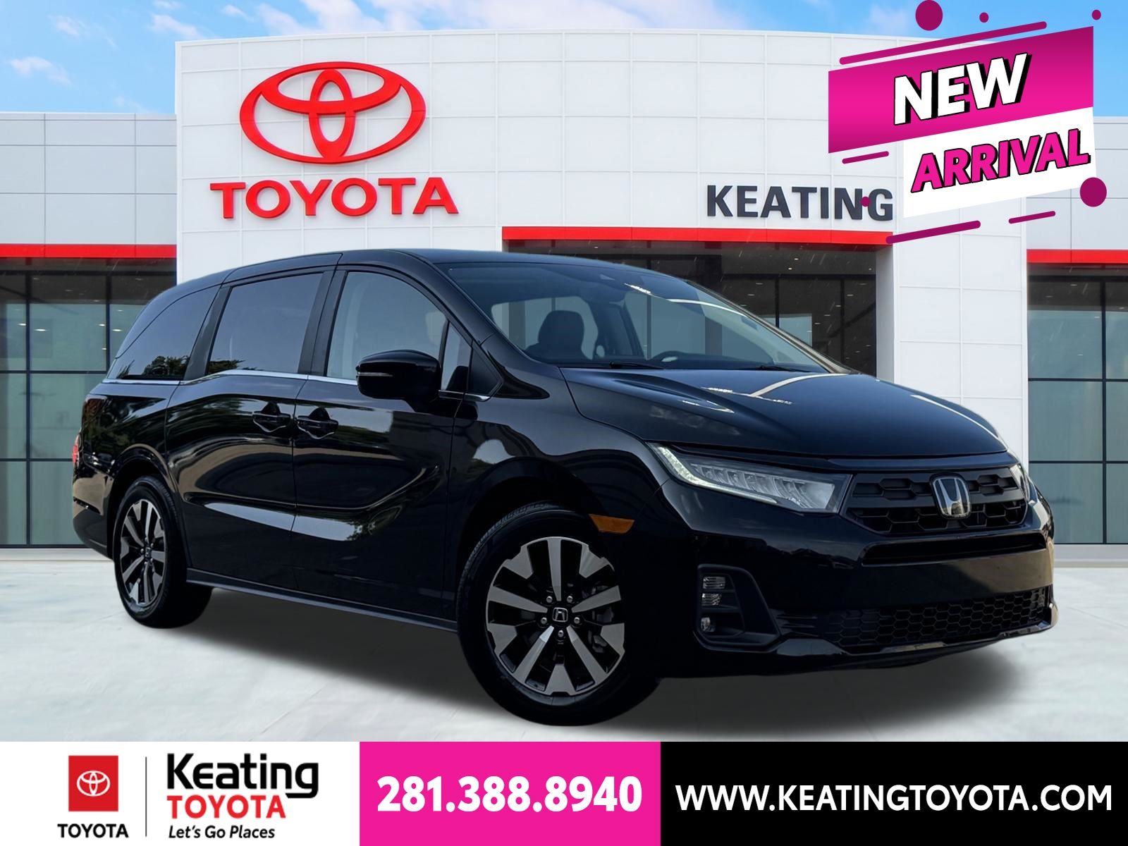 Black 2026 Honda Odyssey Minivan Front-Wheel Drive Automatic