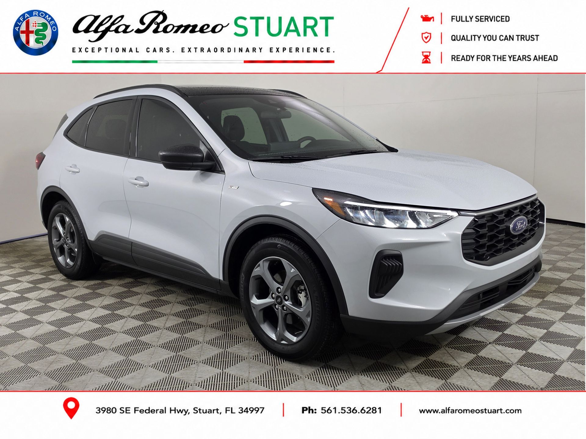 Silver Metallic 2025 Ford Escape Hybrid SUV / Crossover Front-Wheel Drive Continuously Variable Transmission