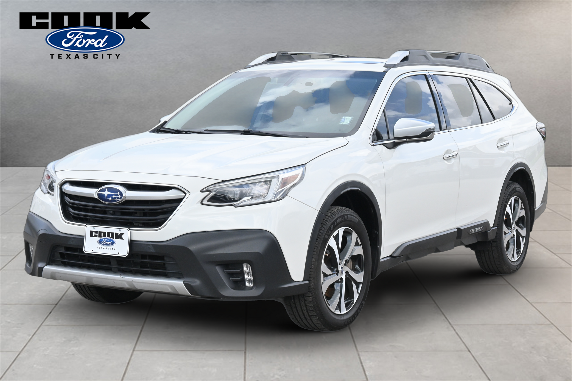 2021 Subaru Outback Touring XT White at Baytown Hyundai