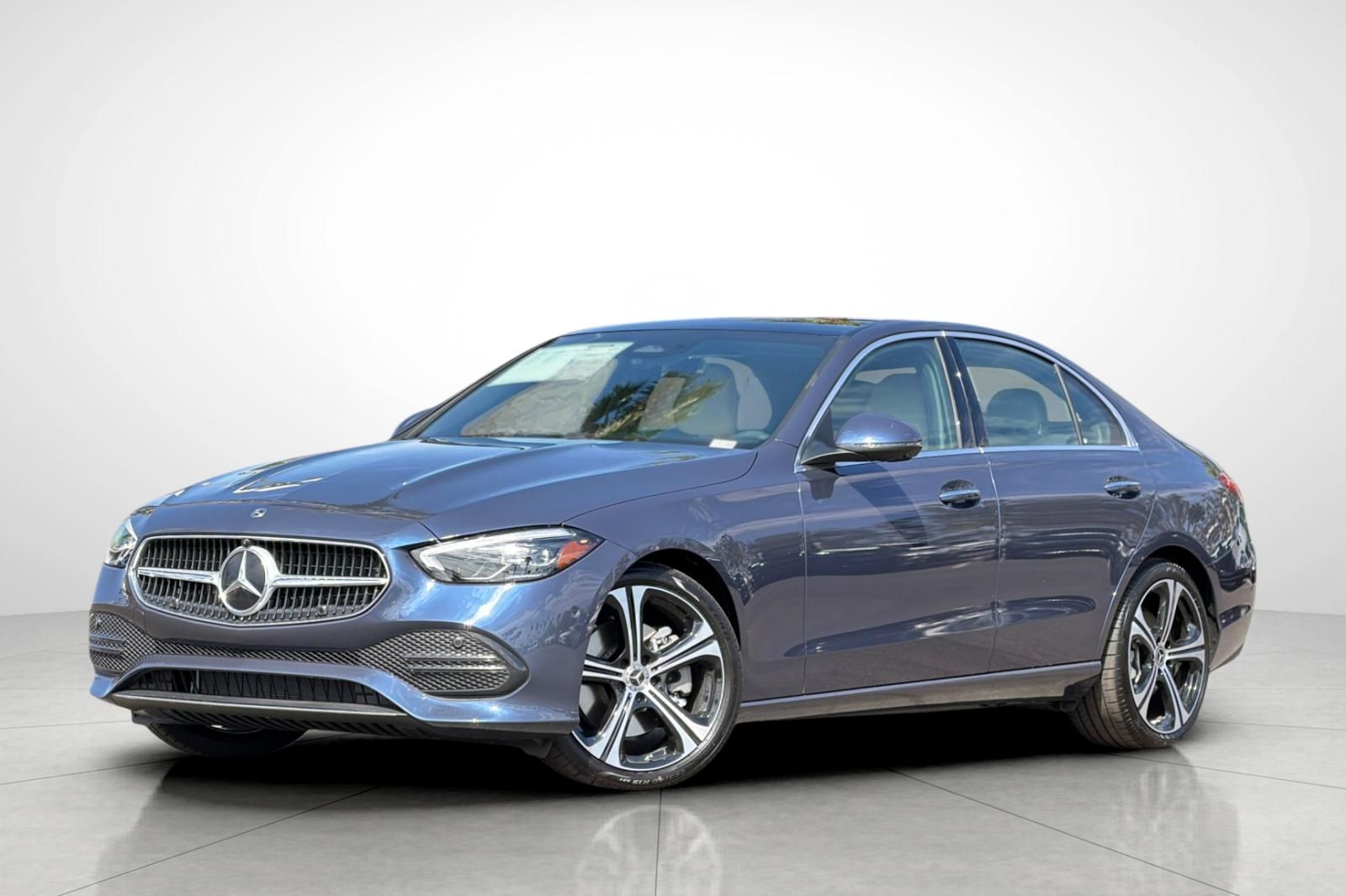 Twilight Blue Metallic 2026 Mercedes-Benz C-Class Sedan Rear-Wheel Drive 9-Speed Automatic