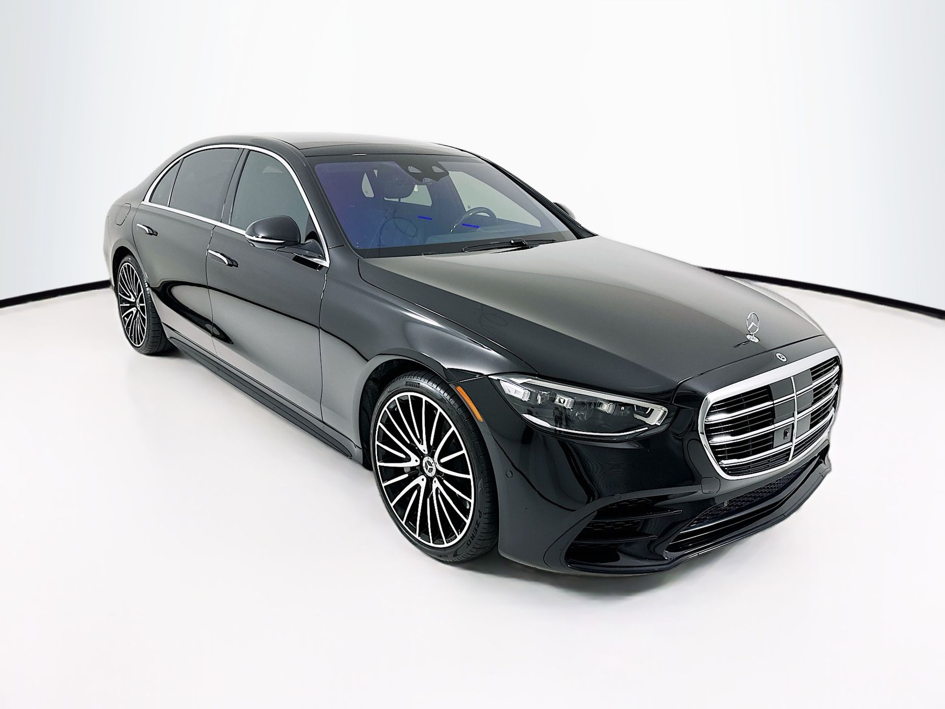 Obsidian Black Metallic 2021 Mercedes-Benz S-Class S 580 Sedan 4MATIC Sedan All-Wheel Drive 9-Speed Automatic
