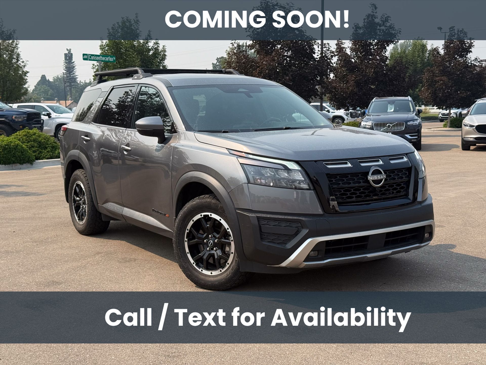 Gray (Gun Metallic) 2023 Nissan Pathfinder SUV / Crossover All-Wheel Drive Automatic