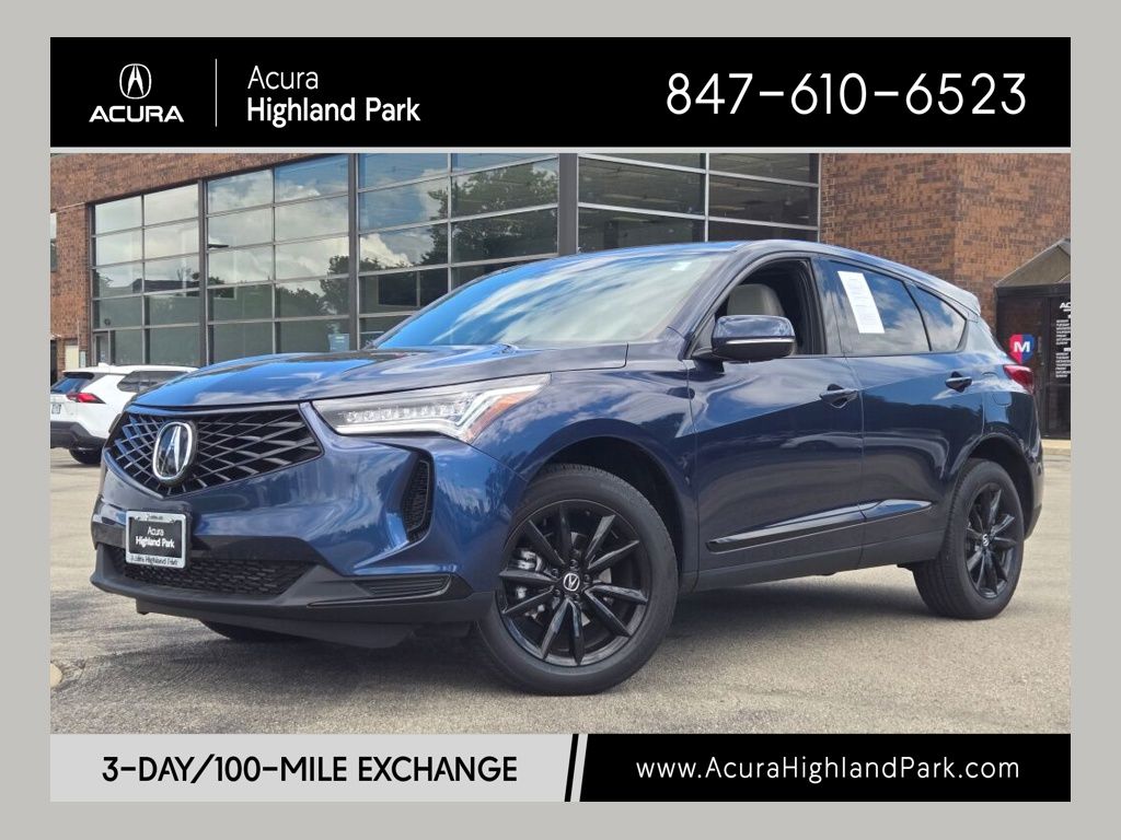 Canyon River Blue Metallic 2025 Acura RDX SUV / Crossover All-Wheel Drive Automatic