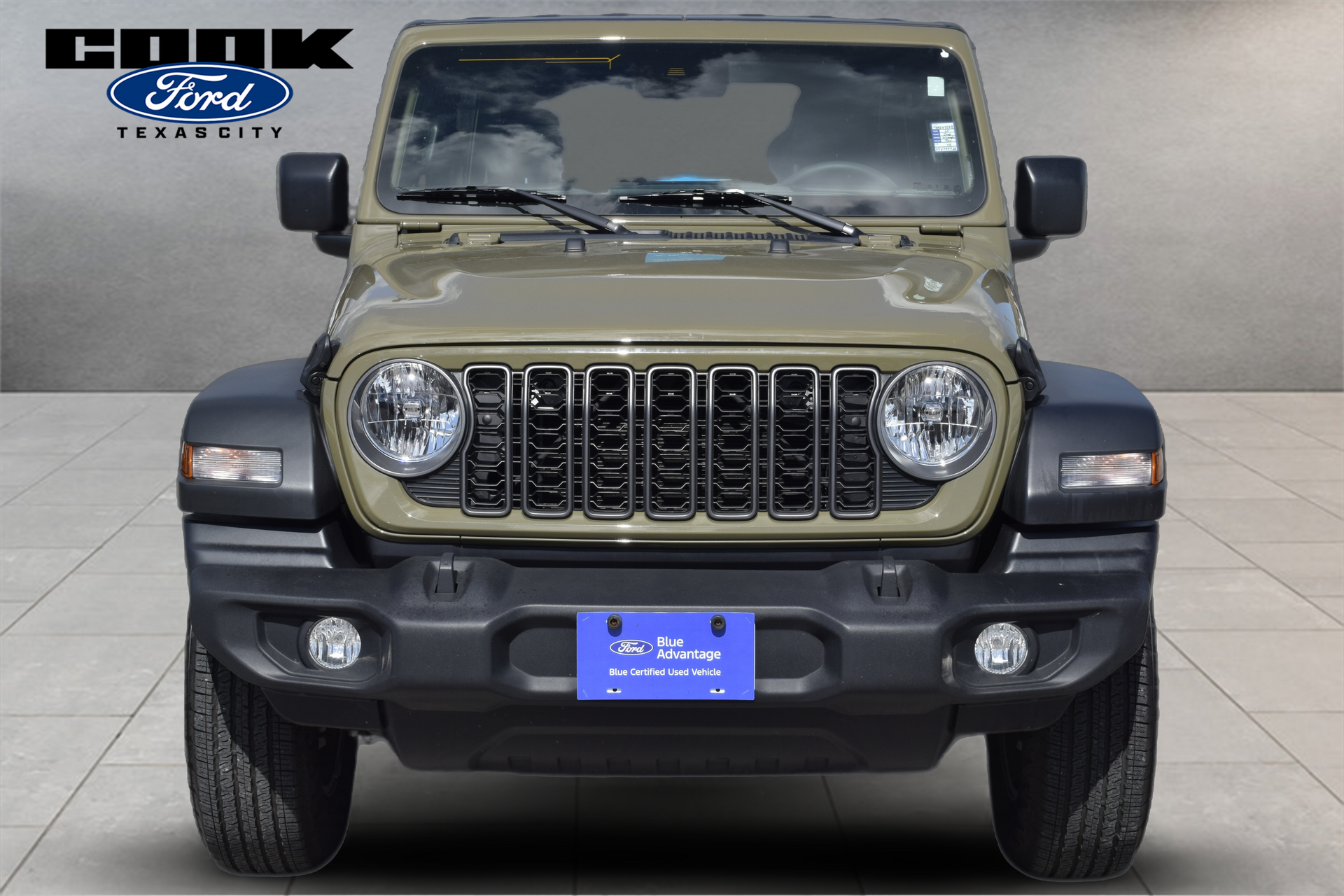 2025 Jeep Wrangler Sport S Green at River Oaks CDJR