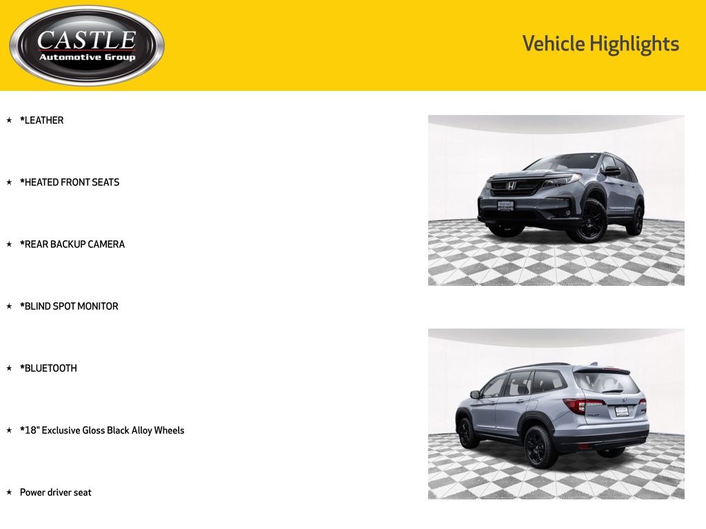 2022 HONDA PILOT - Image 3