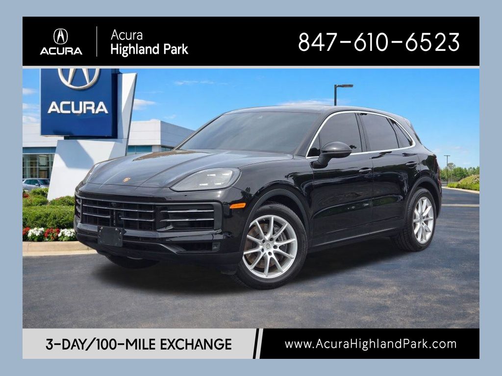 Black 2024 Porsche Cayenne SUV / Crossover All-Wheel Drive 8-Speed Automatic