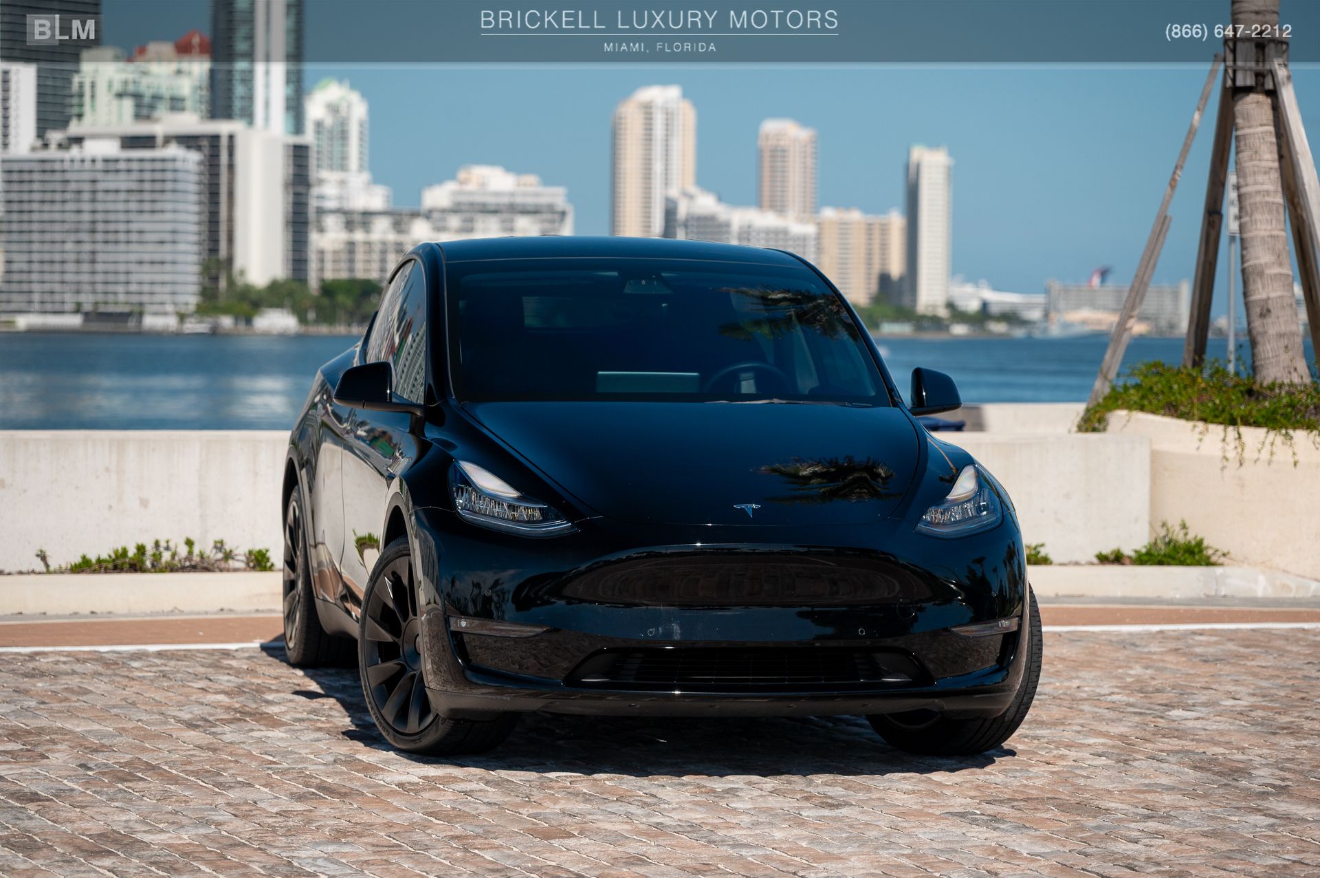 Used 2022 Tesla Model Y Long Range with VIN 7SAYGDEE1NF371075 for sale in Miami, FL