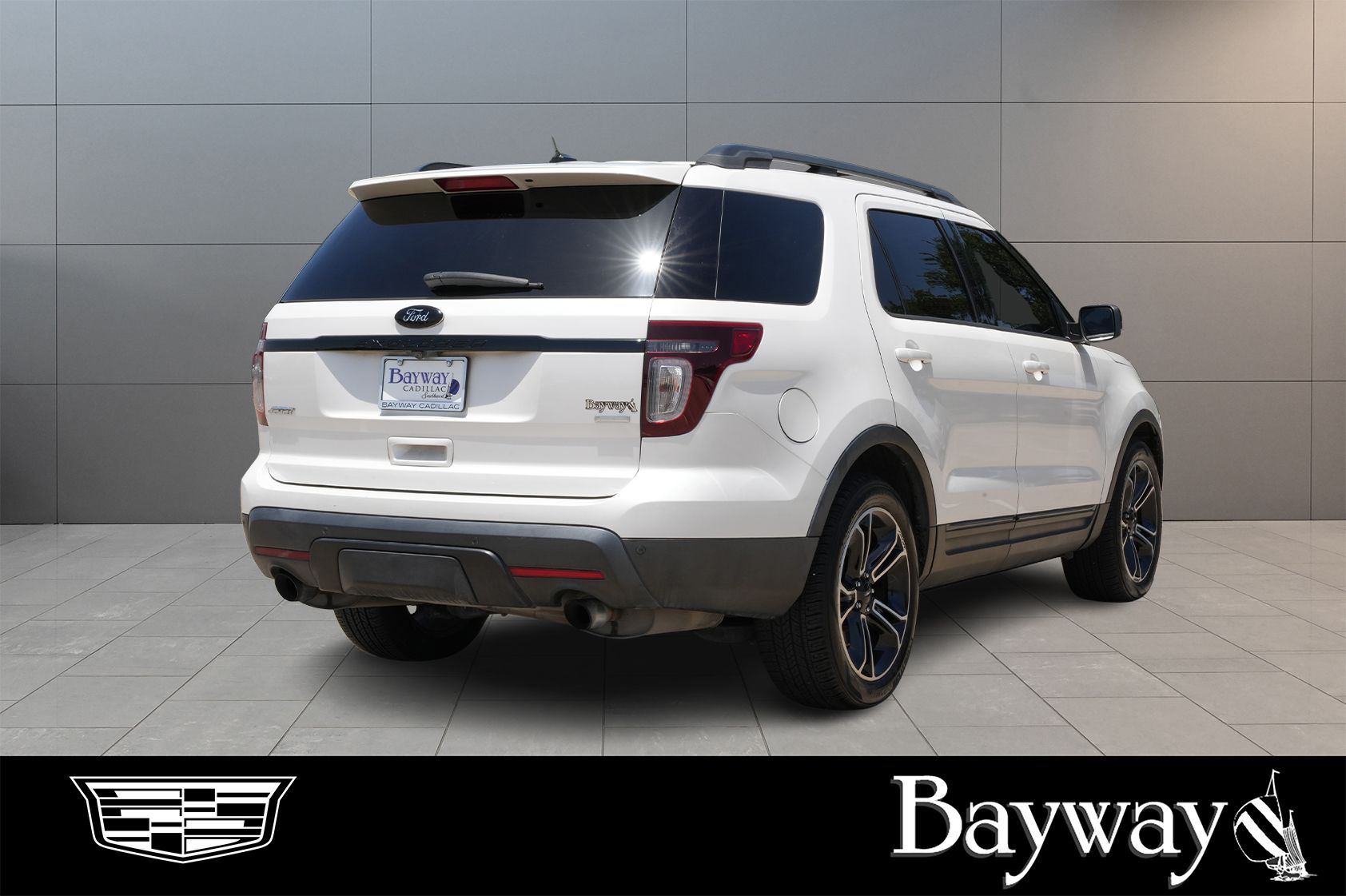 2015 Ford Explorer Sport White at Ultimate Motorsports