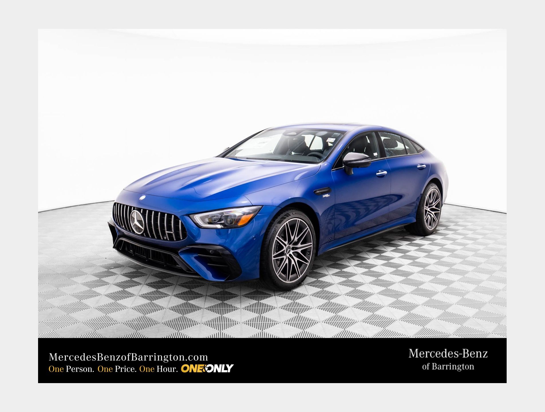 Starling Blue Metallic 2026 Mercedes-Benz AMG GT Coupe All-Wheel Drive 9-Speed Automatic
