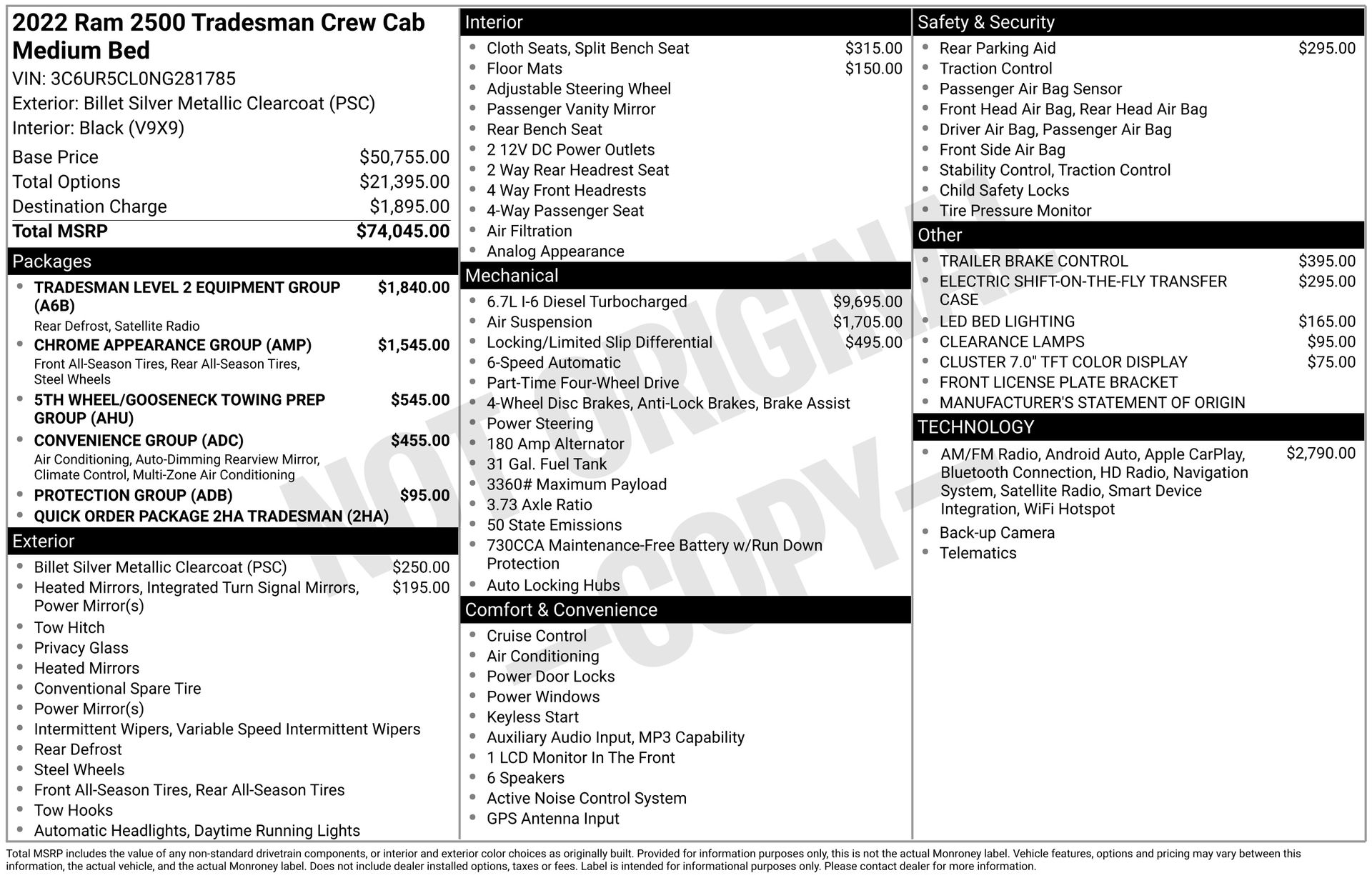 2022 RAM 2500 - Image 3