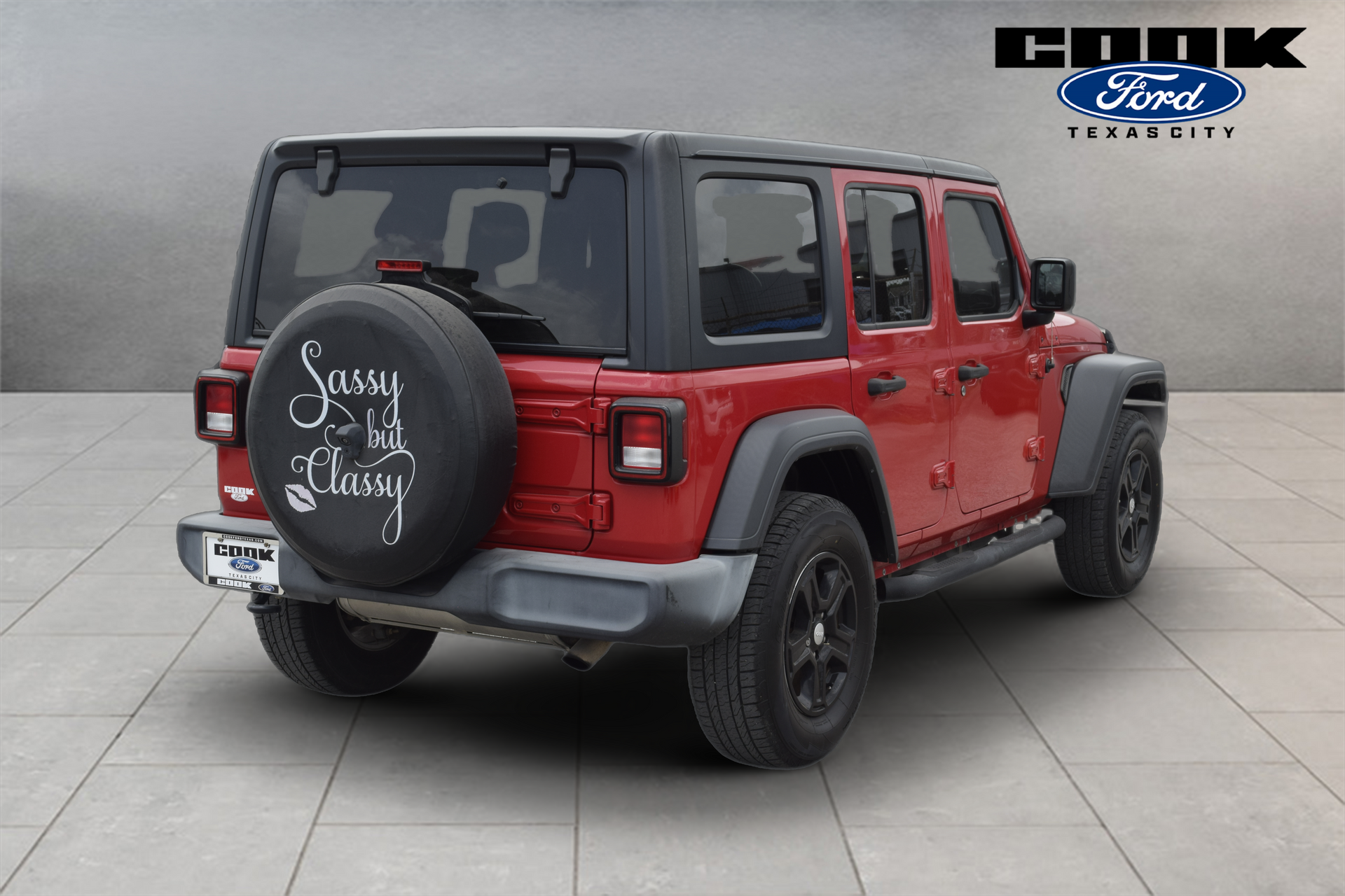 2018 Jeep Wrangler Unlimited Sport S Red at Toyota of Victoria