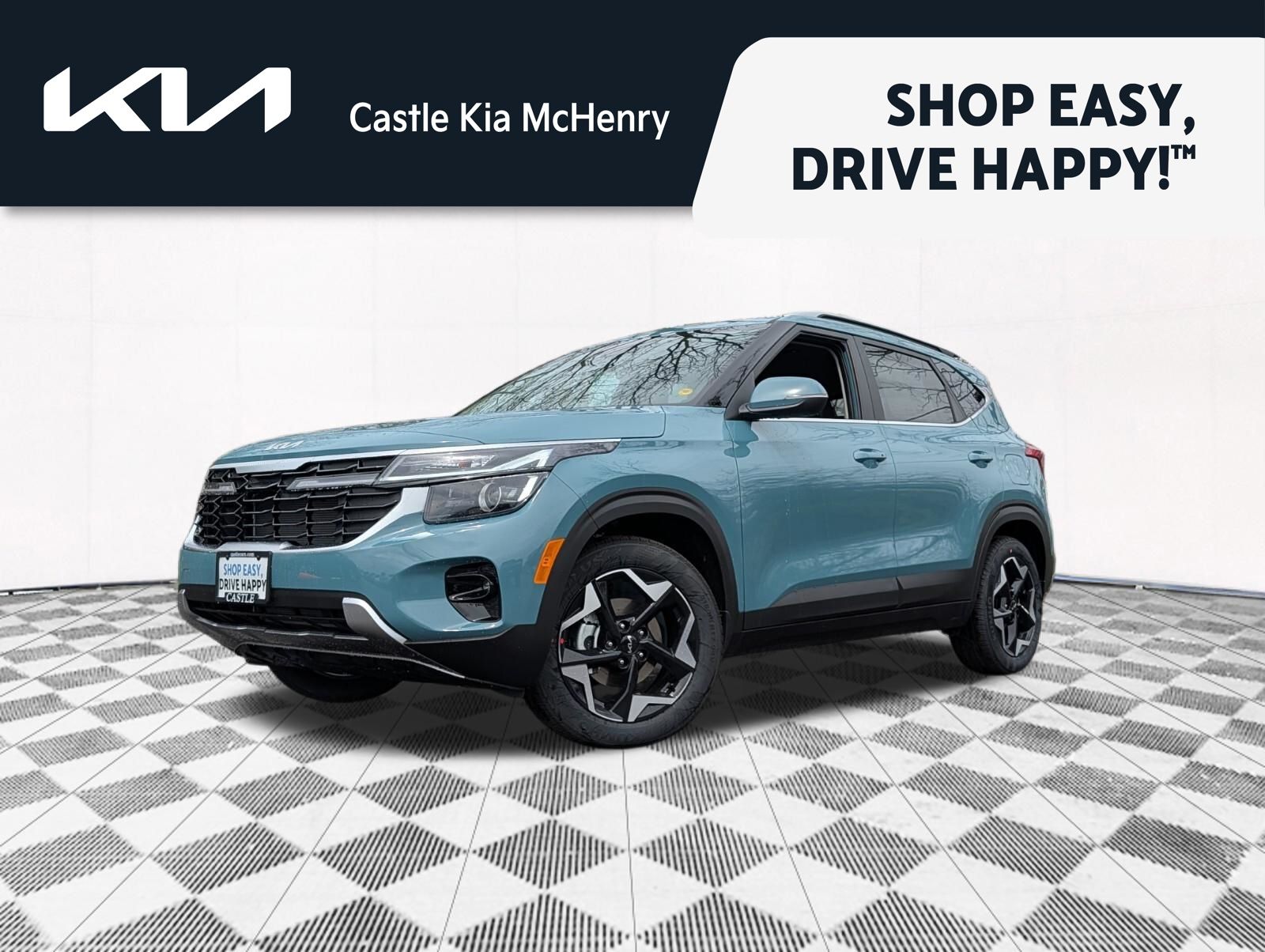 Pluton Blue 2026 Kia Seltos EX FWD SUV / Crossover Front-Wheel Drive Continuously Variable Transmission