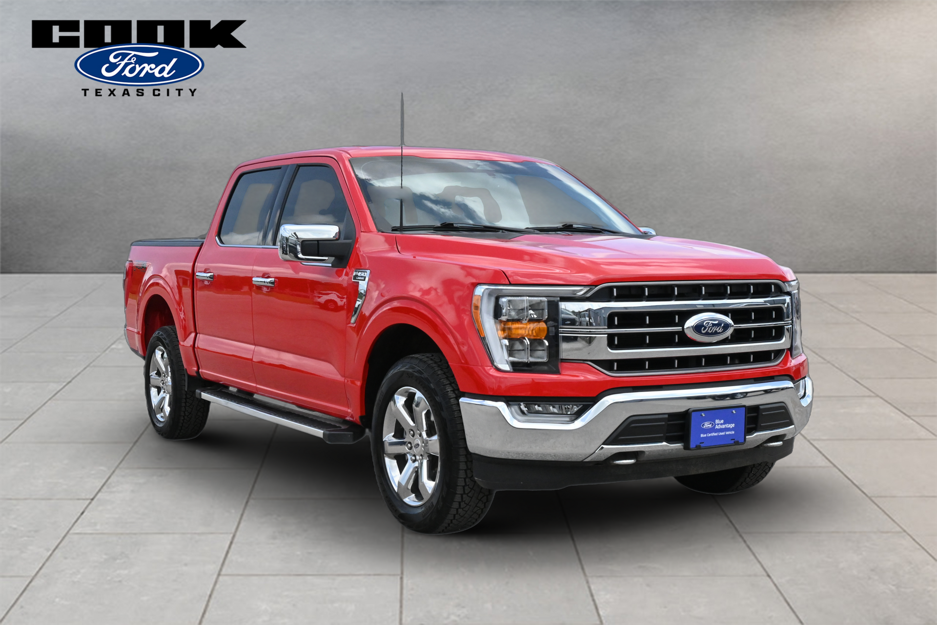 2023 Ford F-150 Lariat Red at EAG Ford Navasota