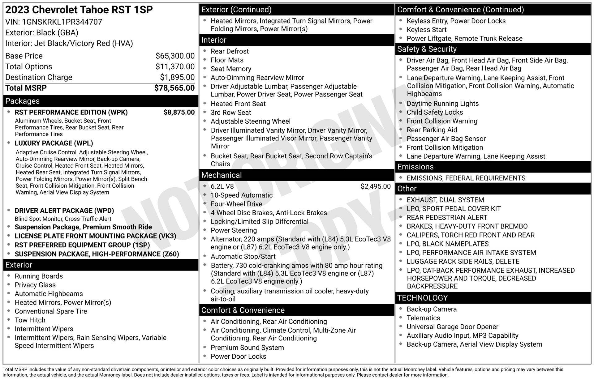 2023 CHEVROLET TAHOE - Image 3