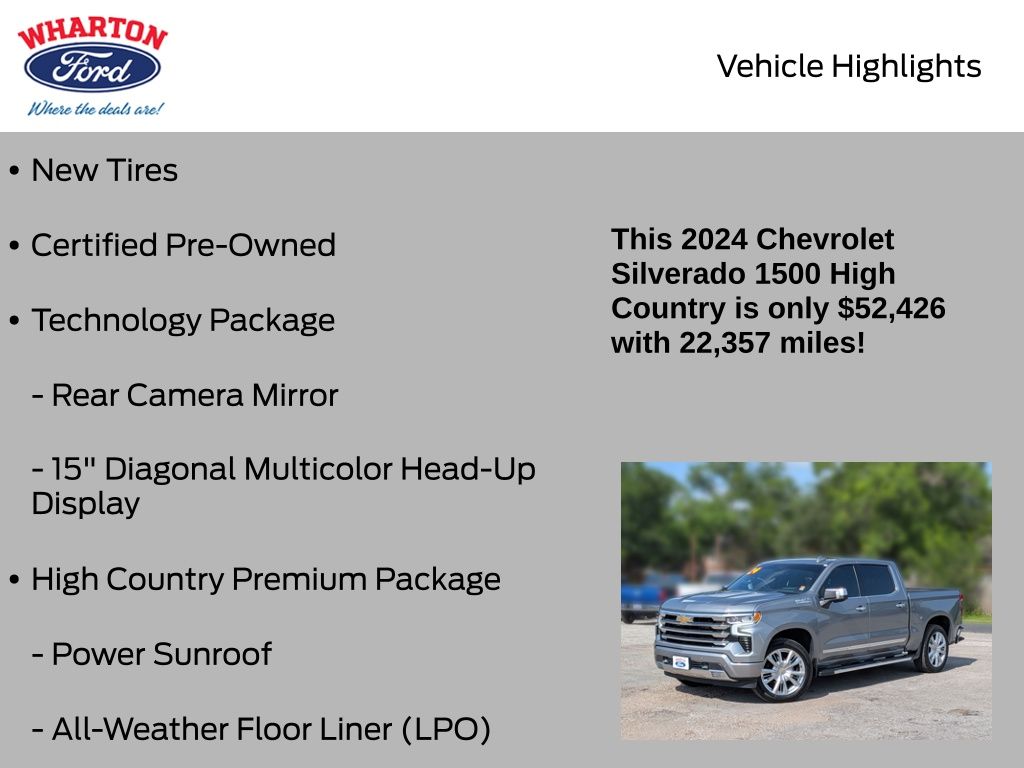2024 Chevrolet Silverado 1500 High Country - 5