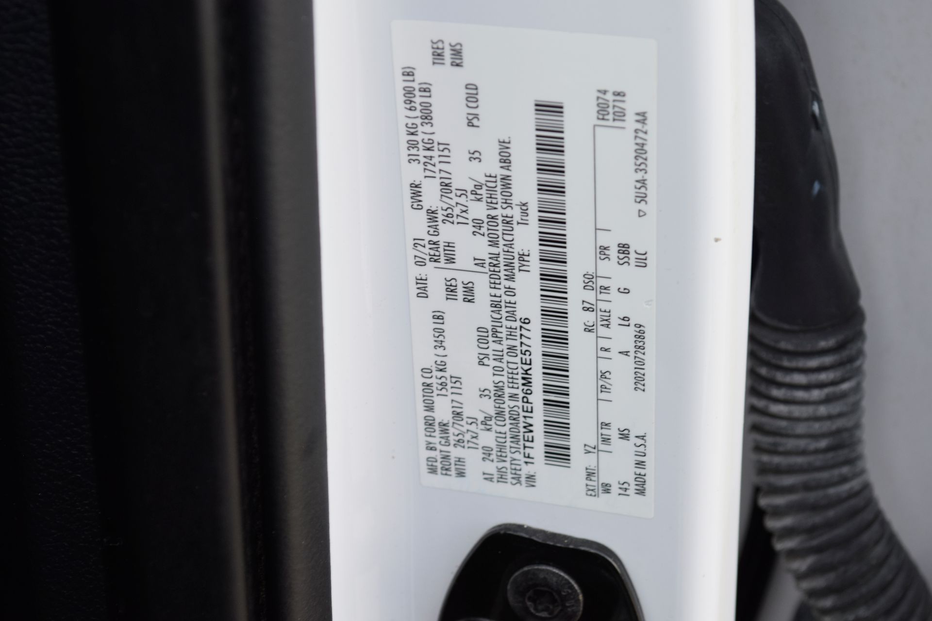 2021 Ford F-150 XLT White at Cook Ford