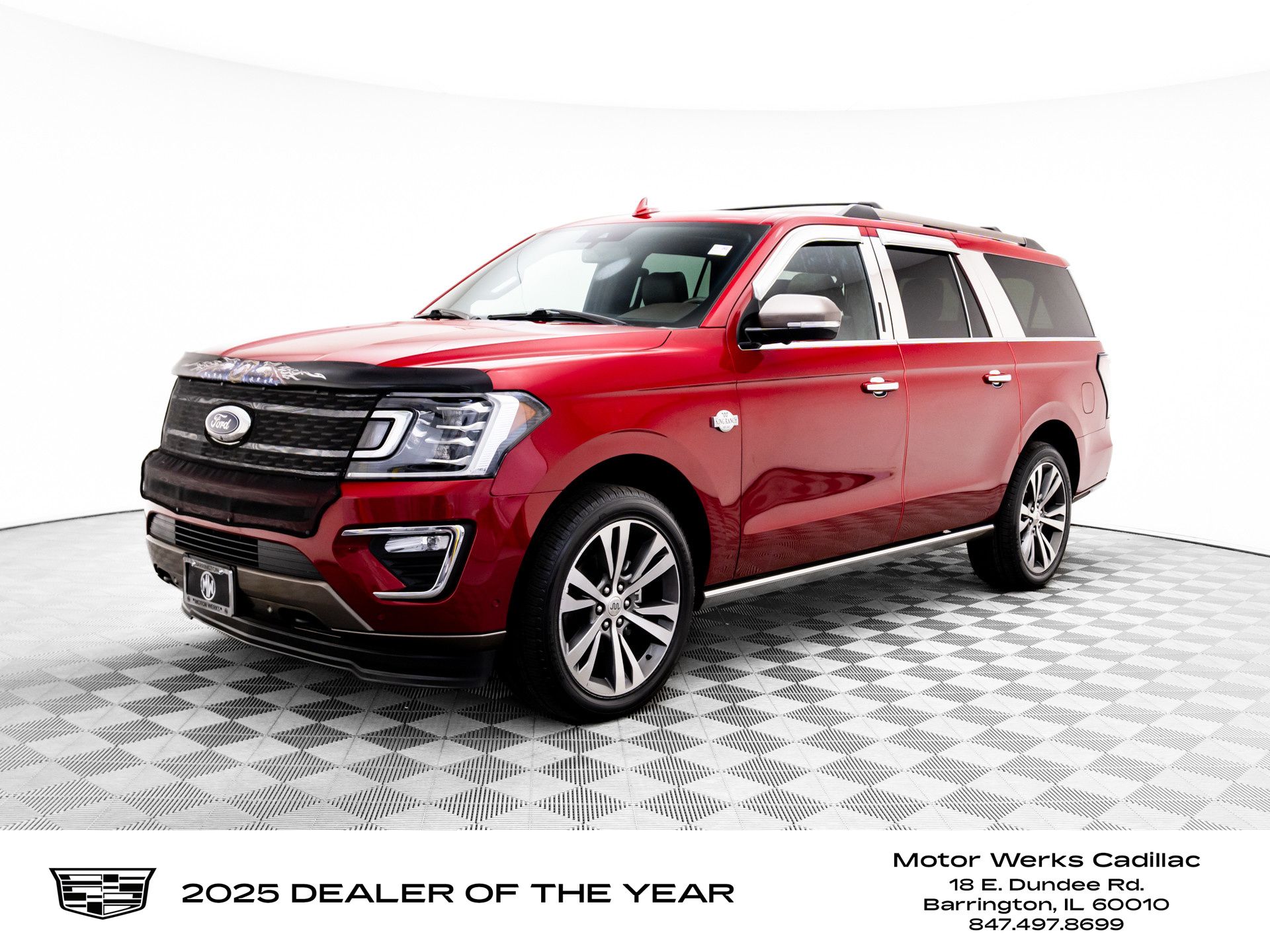Red 2020 Ford Expedition MAX King Ranch 4WD SUV / Crossover Four-Wheel Drive Automatic