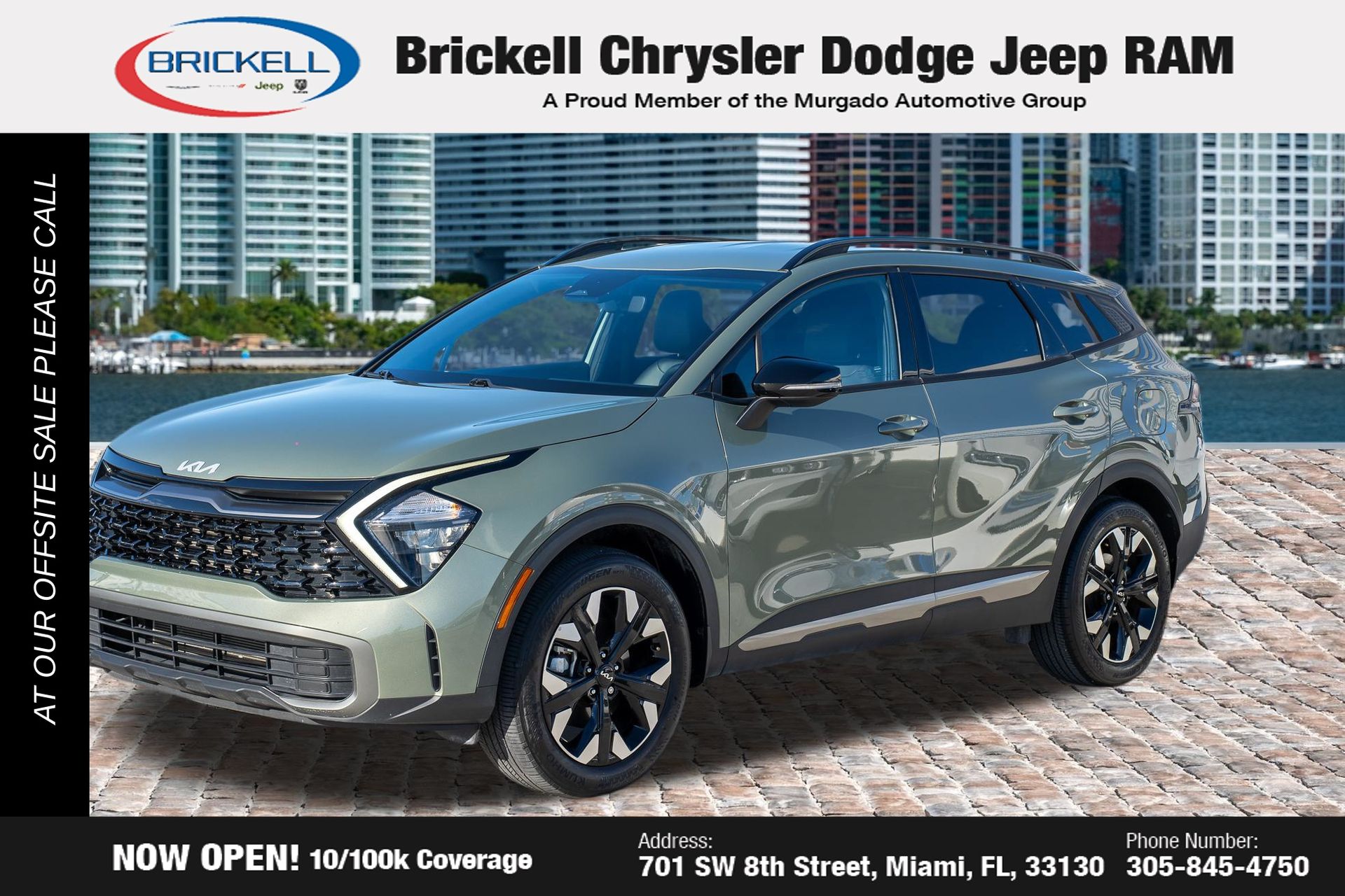 Jungle Green 2023 Kia Sportage X-Line AWD SUV / Crossover All-Wheel Drive 8-Speed Automatic