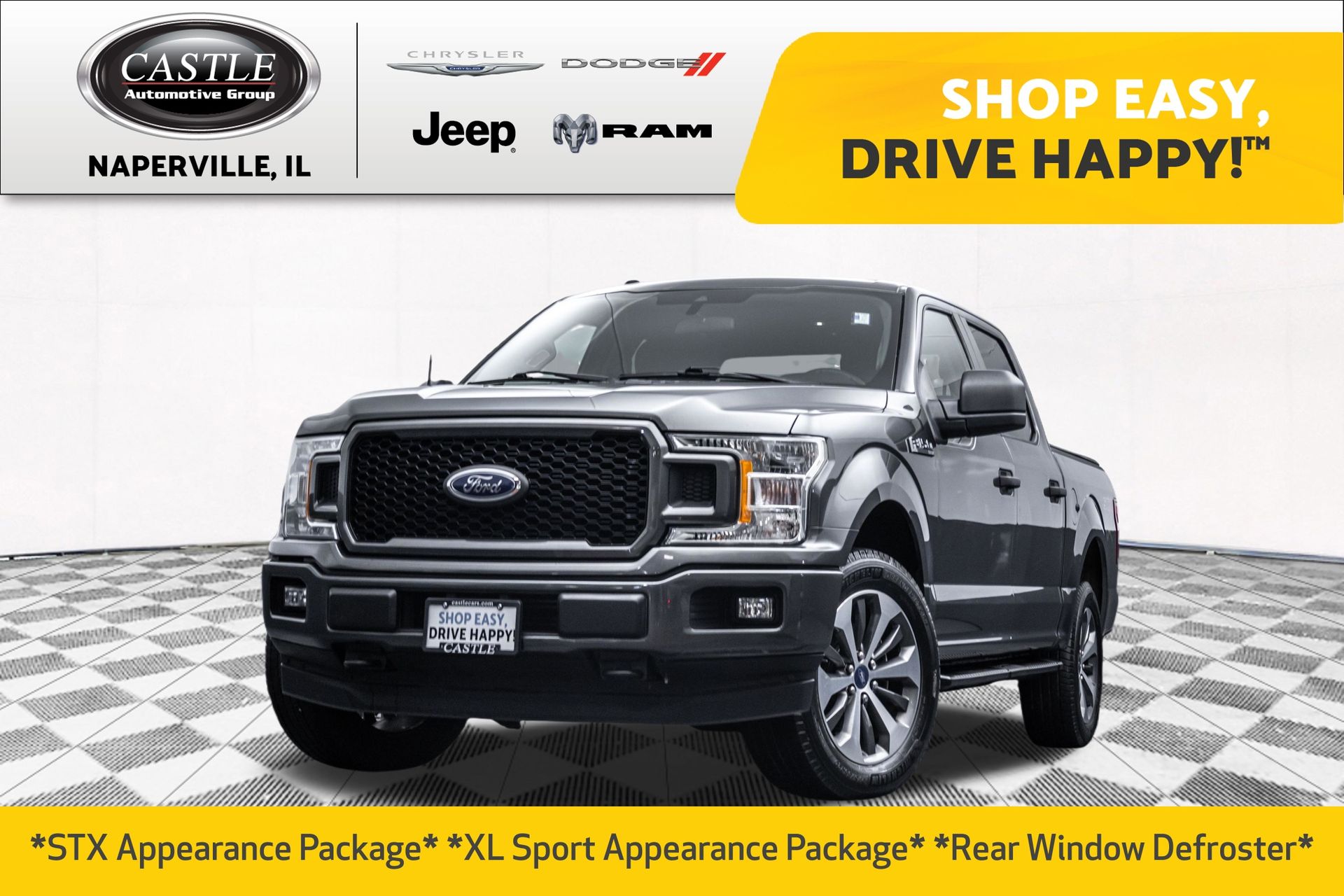 Gray (Magnetic) 2019 Ford F-150 Pickup Truck Four-Wheel Drive Automatic