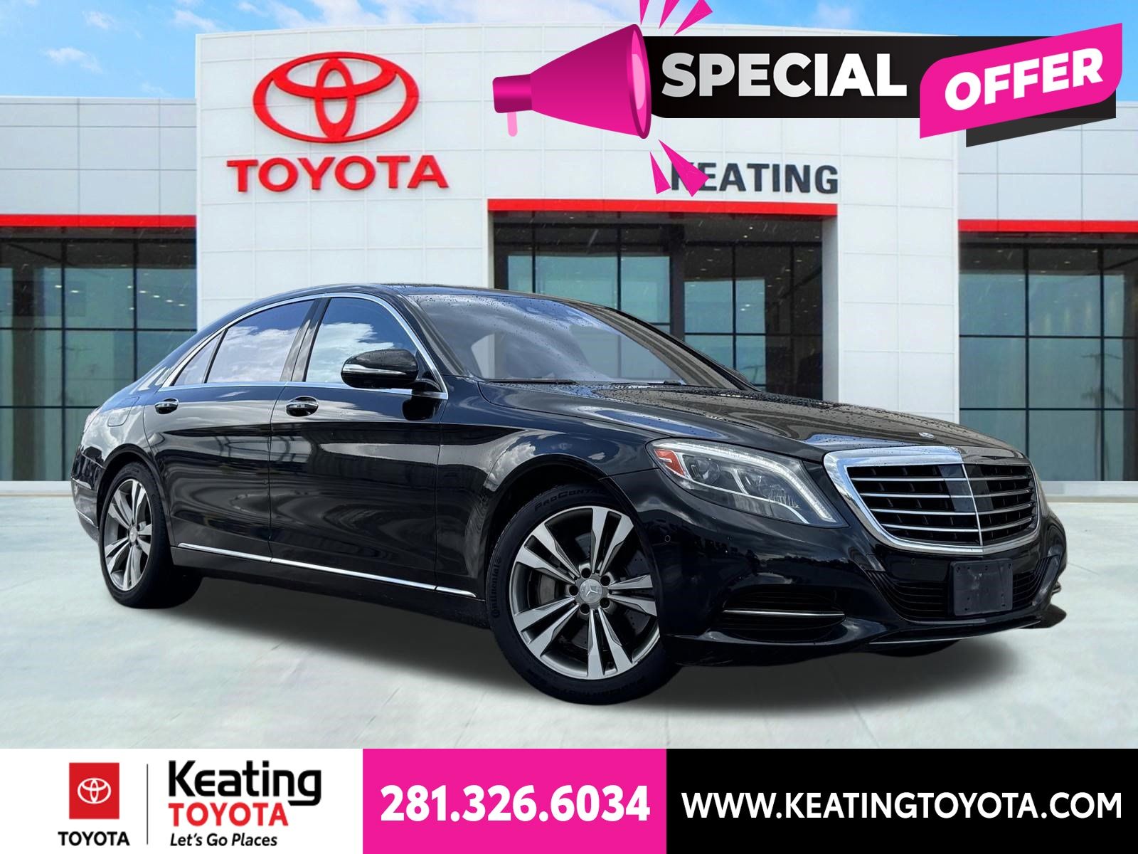 Designo Mocha Black 2015 Mercedes-Benz S-Class Sedan Rear-Wheel Drive 7-Speed Automatic