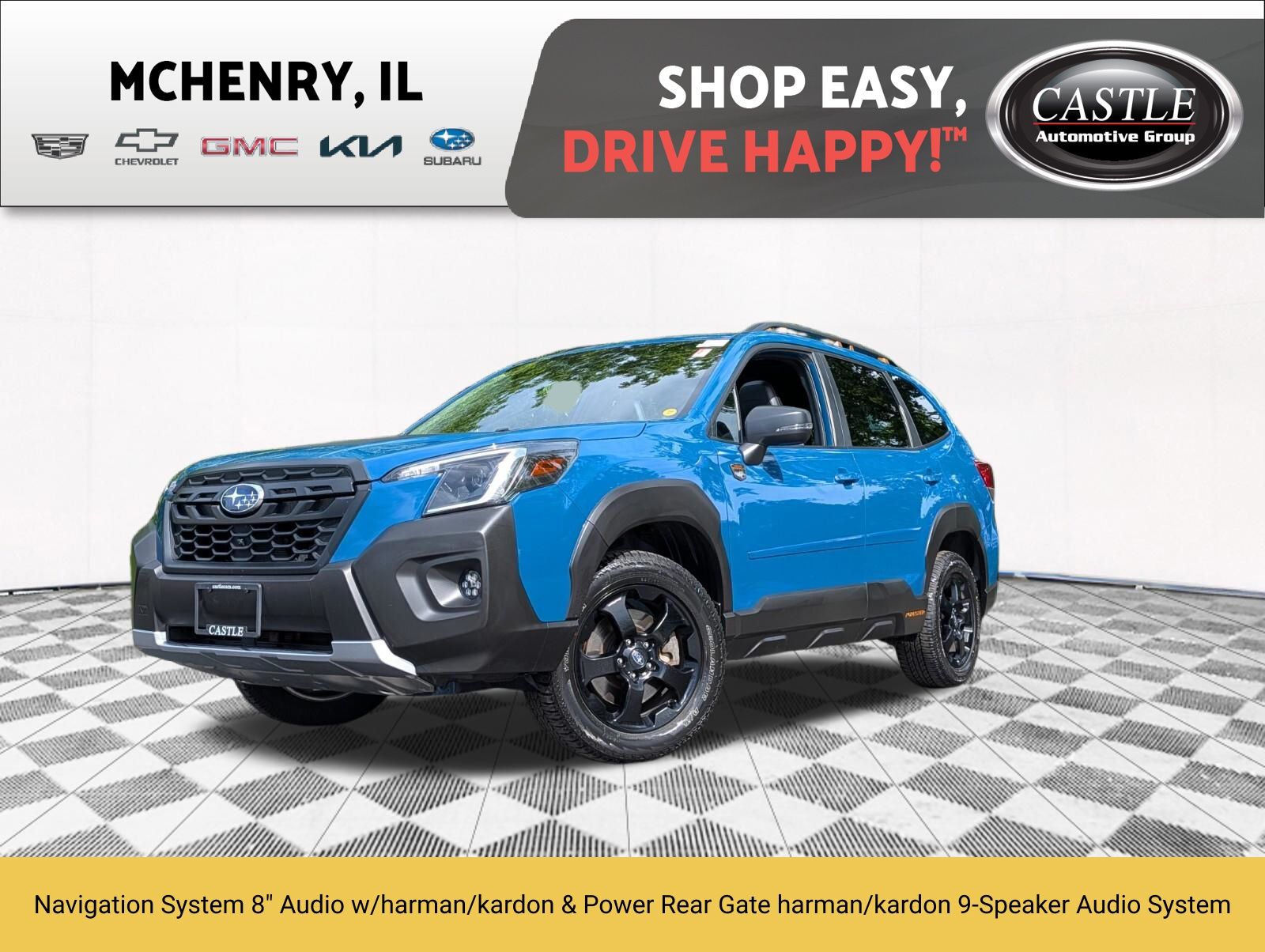 Geyser Blue 2023 Subaru Forester SUV / Crossover All-Wheel Drive Continuously Variable Transmission