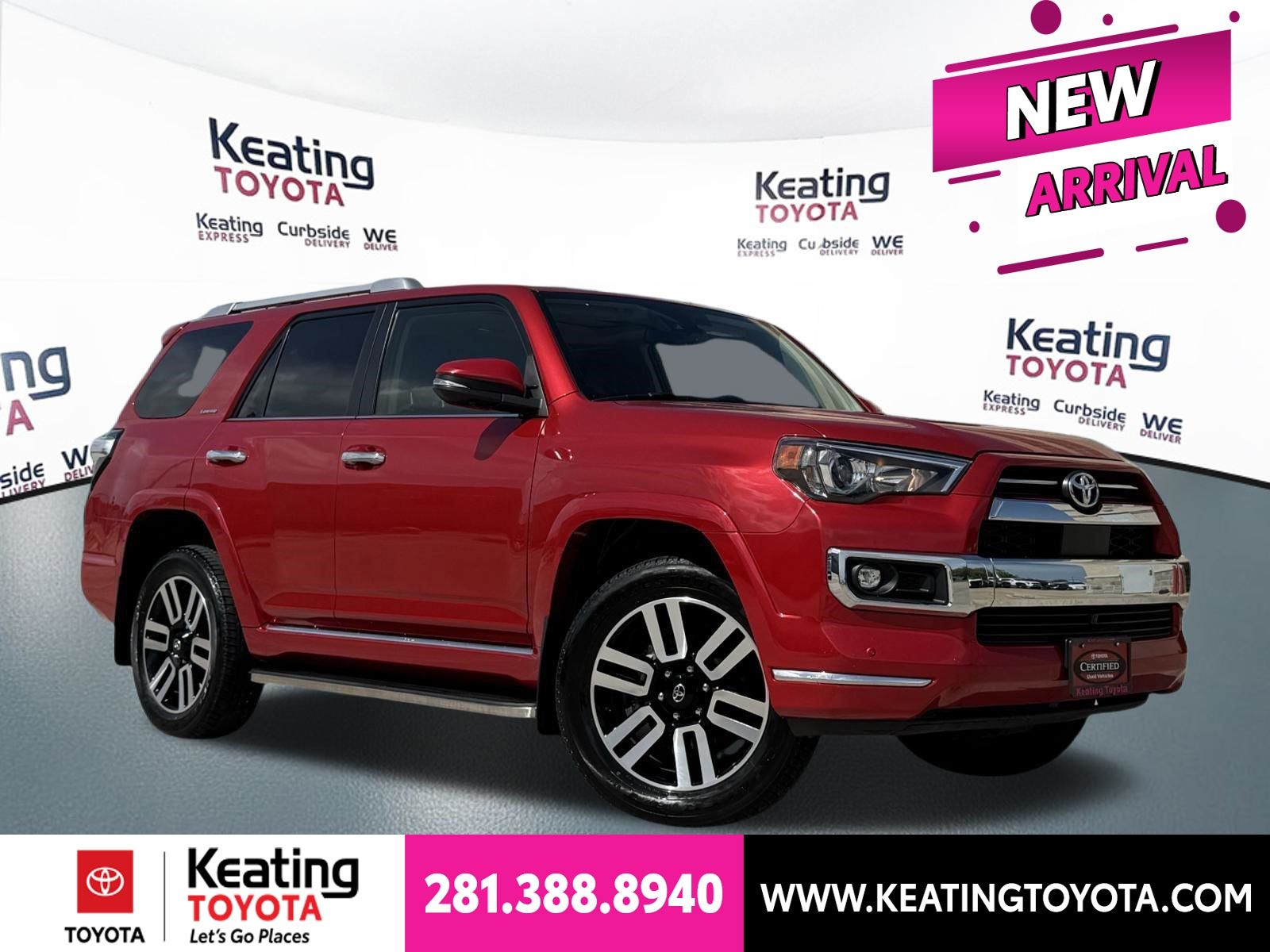 Barcelona Red Metallic 2024 Toyota 4Runner SUV / Crossover All-Wheel Drive 5-Speed Automatic