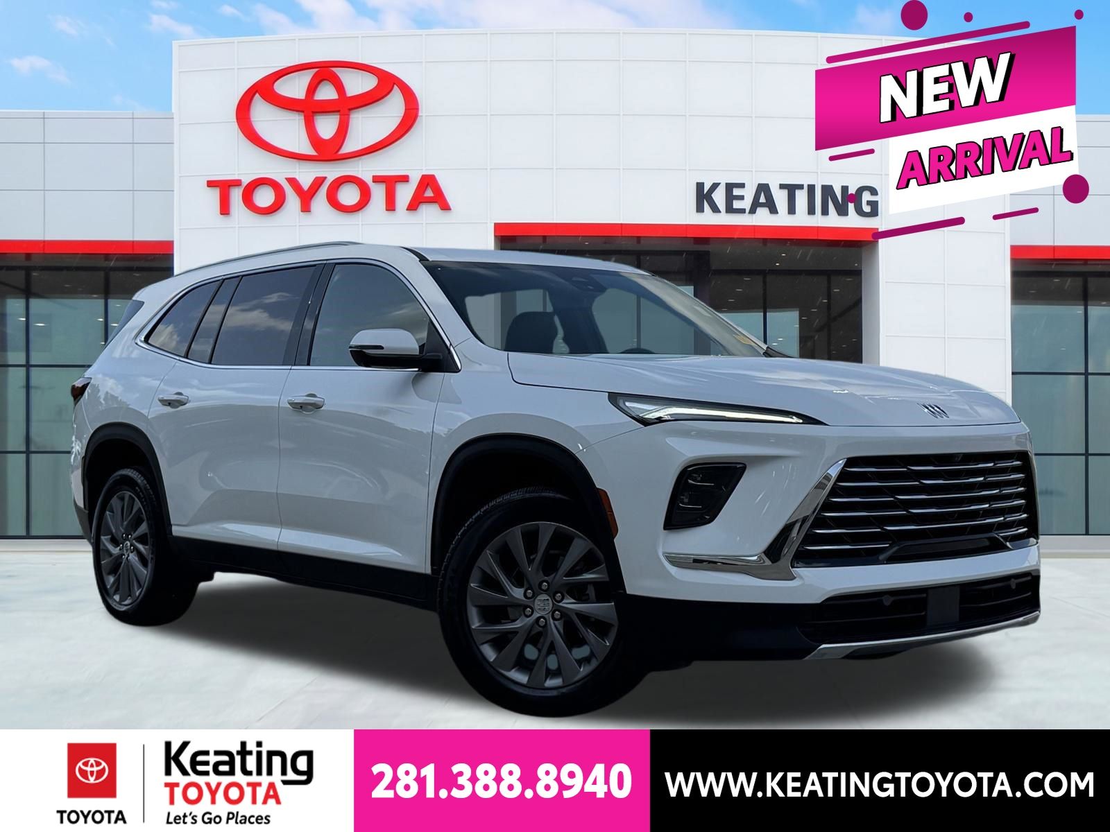 Summit White 2026 Buick Enclave SUV / Crossover Front-Wheel Drive 8-Speed Automatic