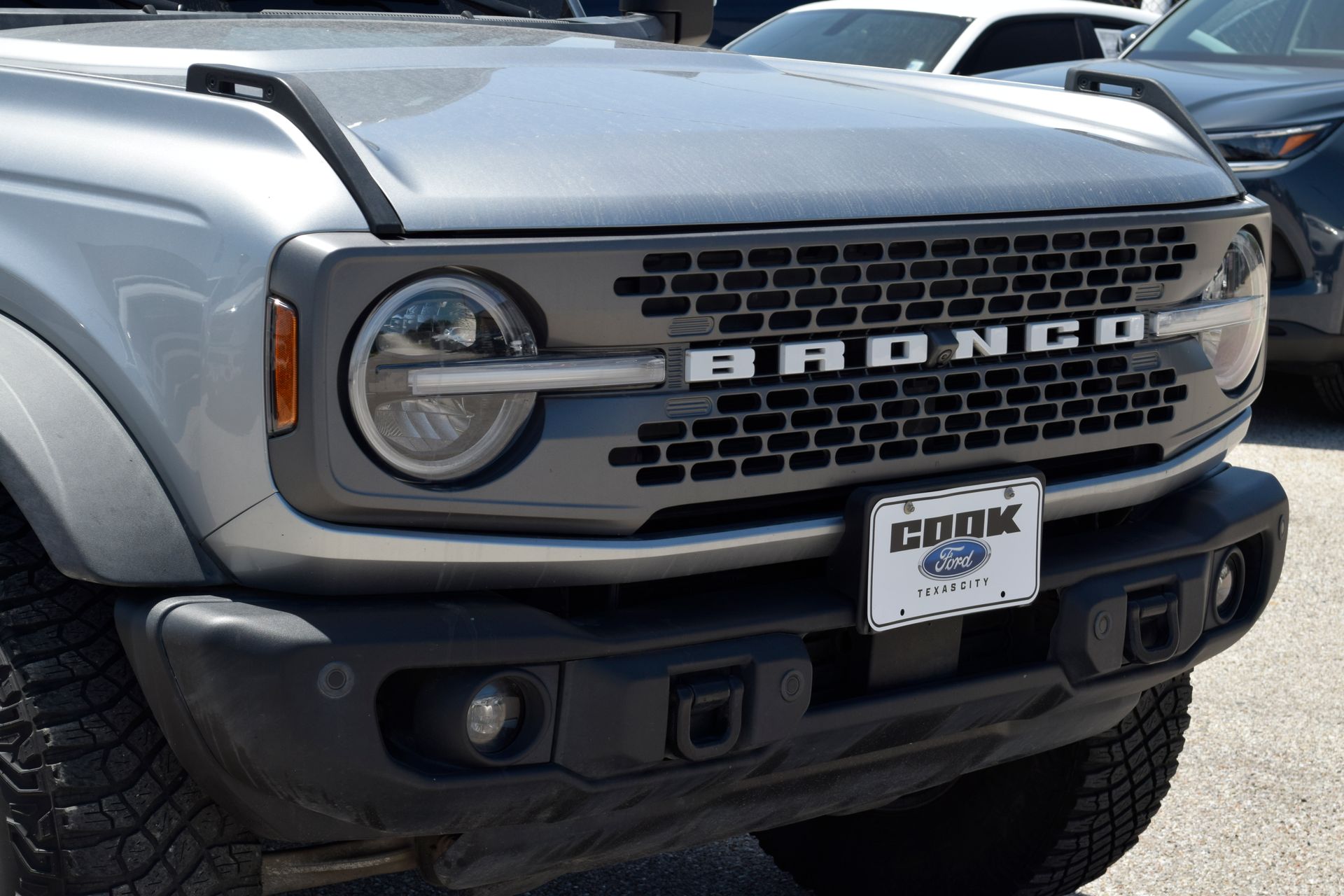 2023 Ford Bronco Badlands Silver at Joe Myers Mazda Kia